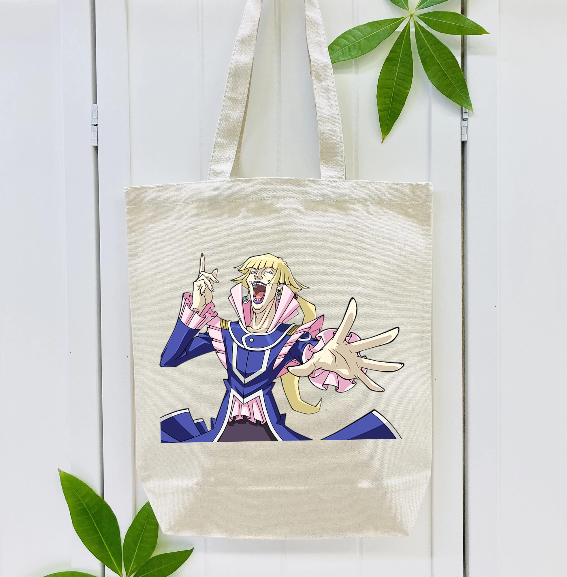遊☆戯☆王 Yu-Gi-Oh! 縦型キャンバス生地手提げバッグ　トートバッグ