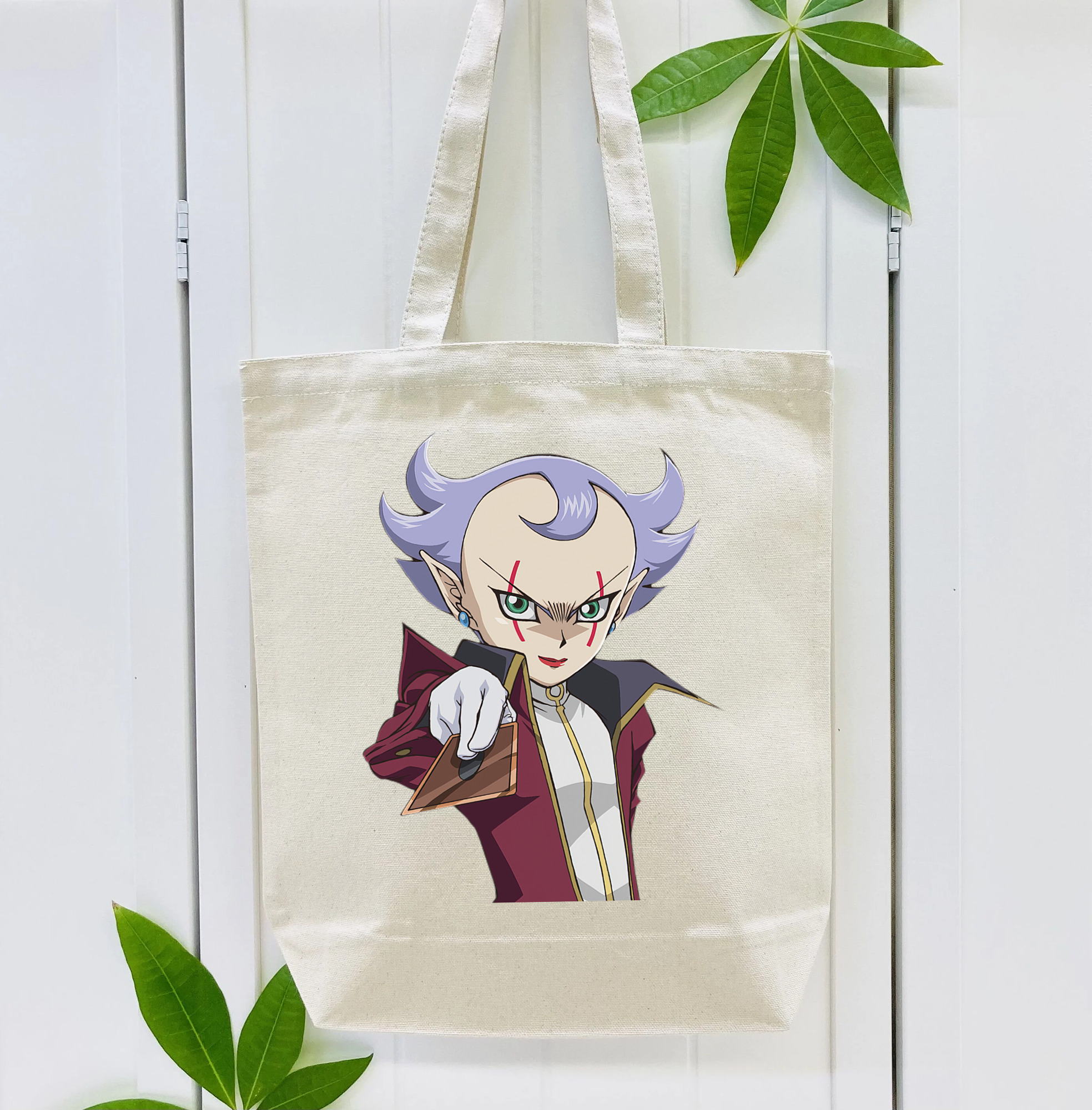 遊☆戯☆王 Yu-Gi-Oh! 縦型キャンバス生地手提げバッグ　トートバッグ