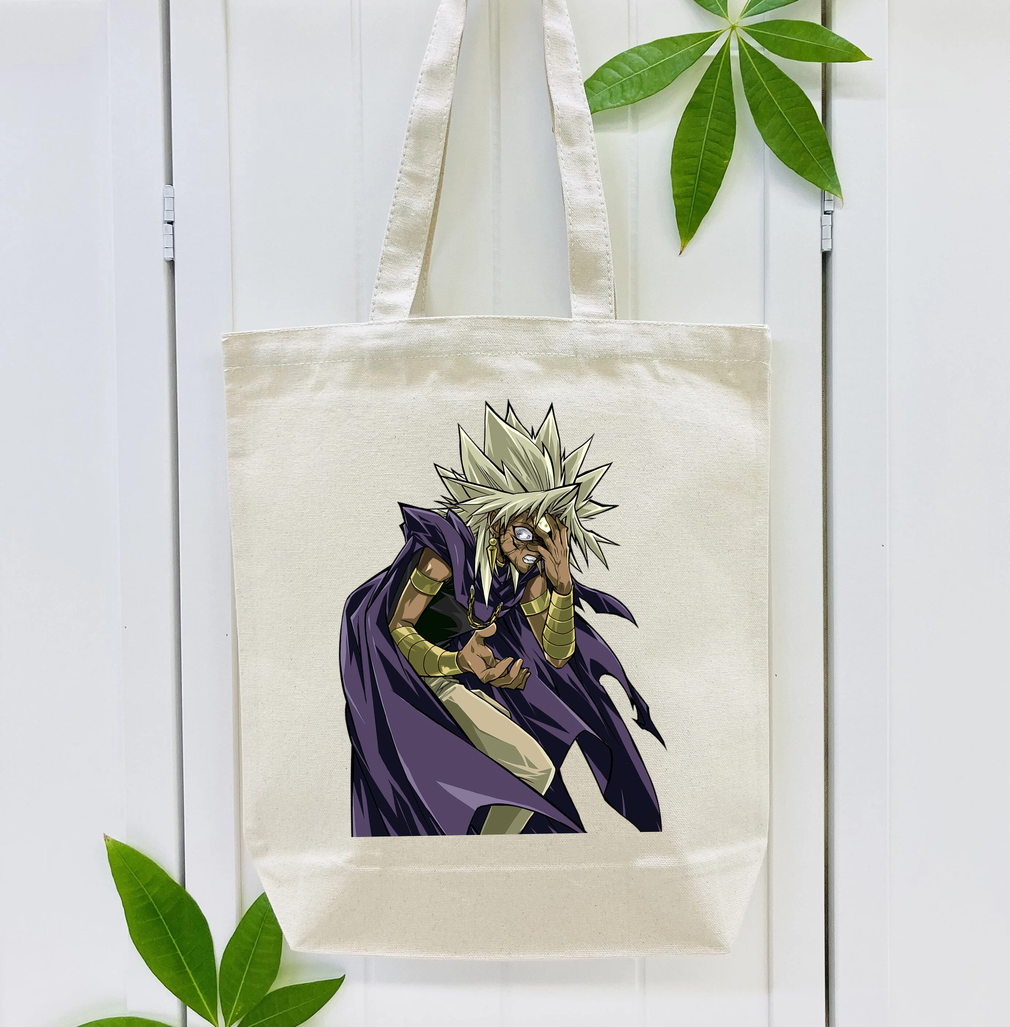 遊☆戯☆王 Yu-Gi-Oh! 縦型キャンバス生地手提げバッグ　トートバッグ