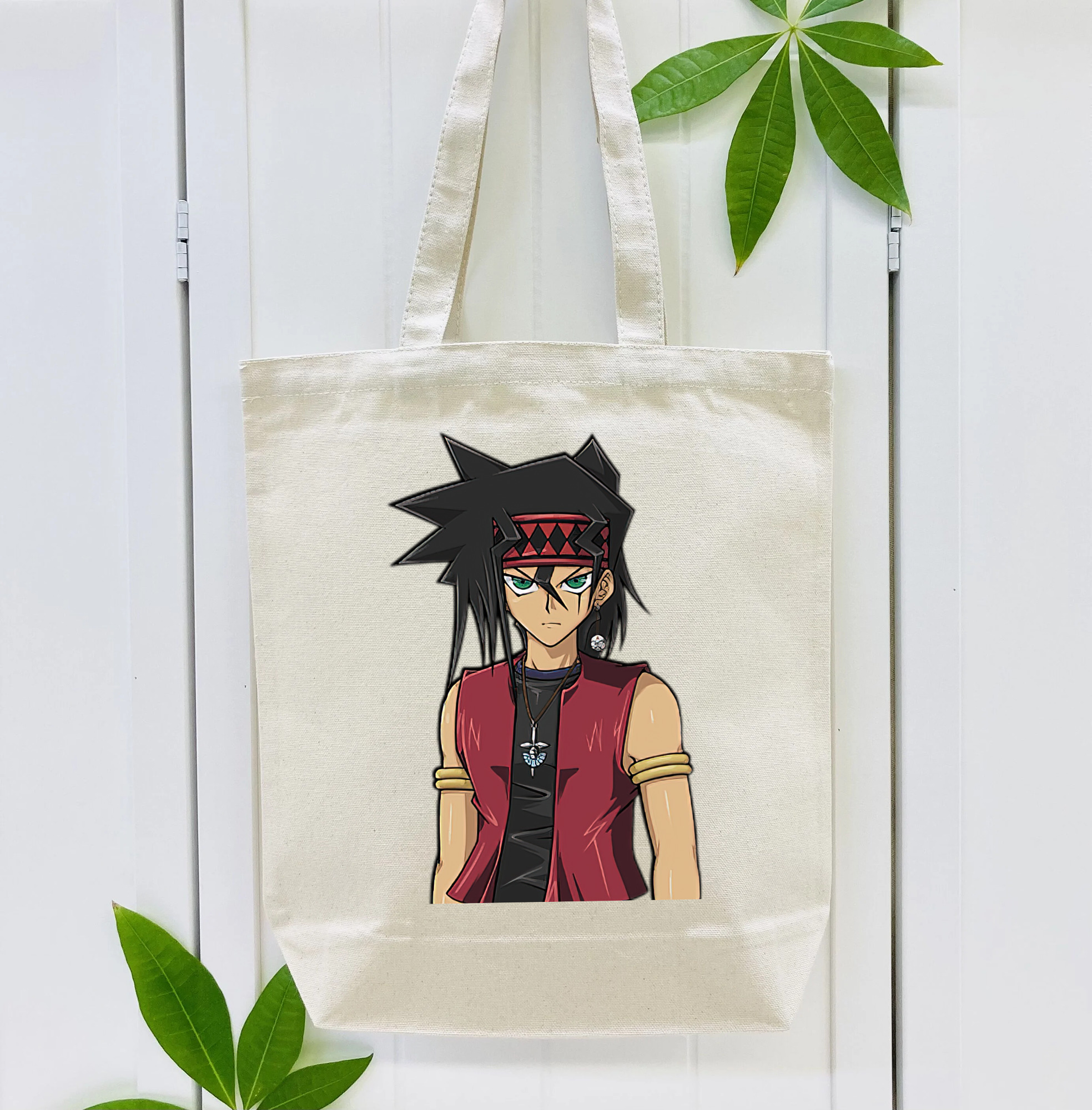 遊☆戯☆王 Yu-Gi-Oh! 縦型キャンバス生地手提げバッグ　トートバッグ