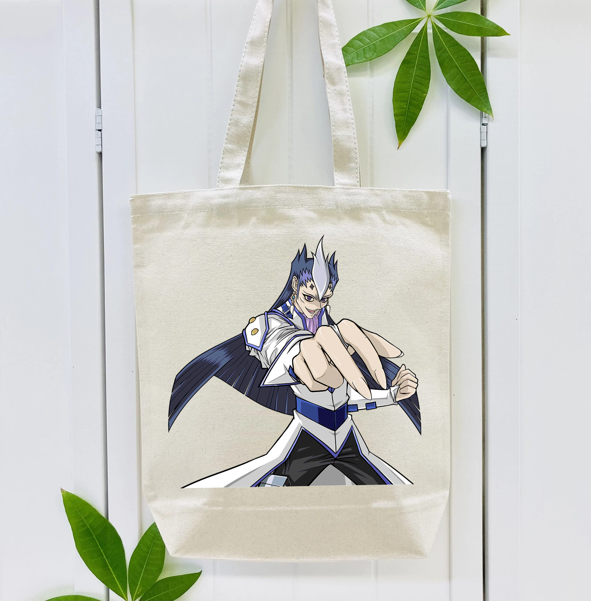遊☆戯☆王 Yu-Gi-Oh! 縦型キャンバス生地手提げバッグ　トートバッグ