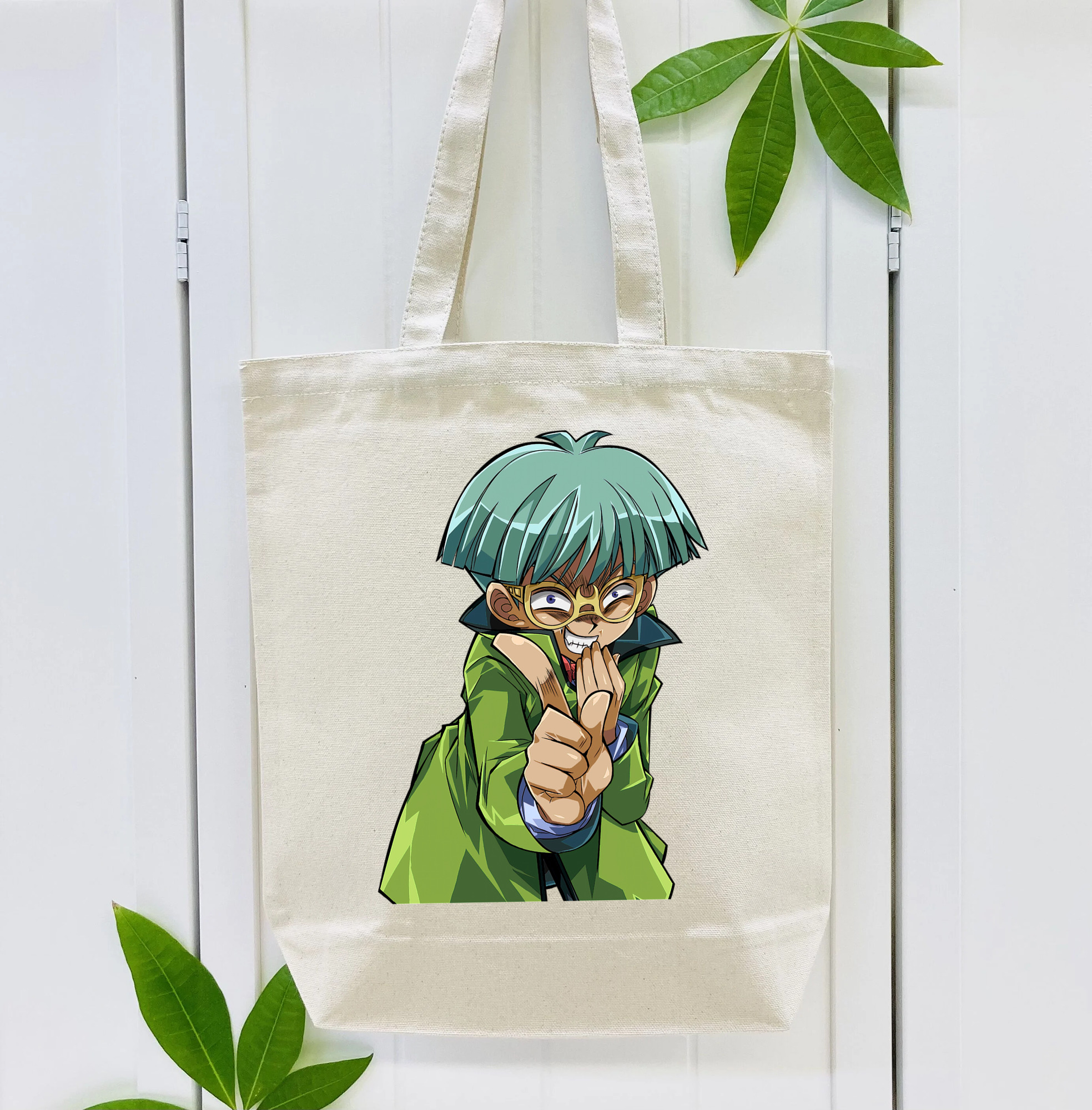 遊☆戯☆王 Yu-Gi-Oh! 縦型キャンバス生地手提げバッグ　トートバッグ