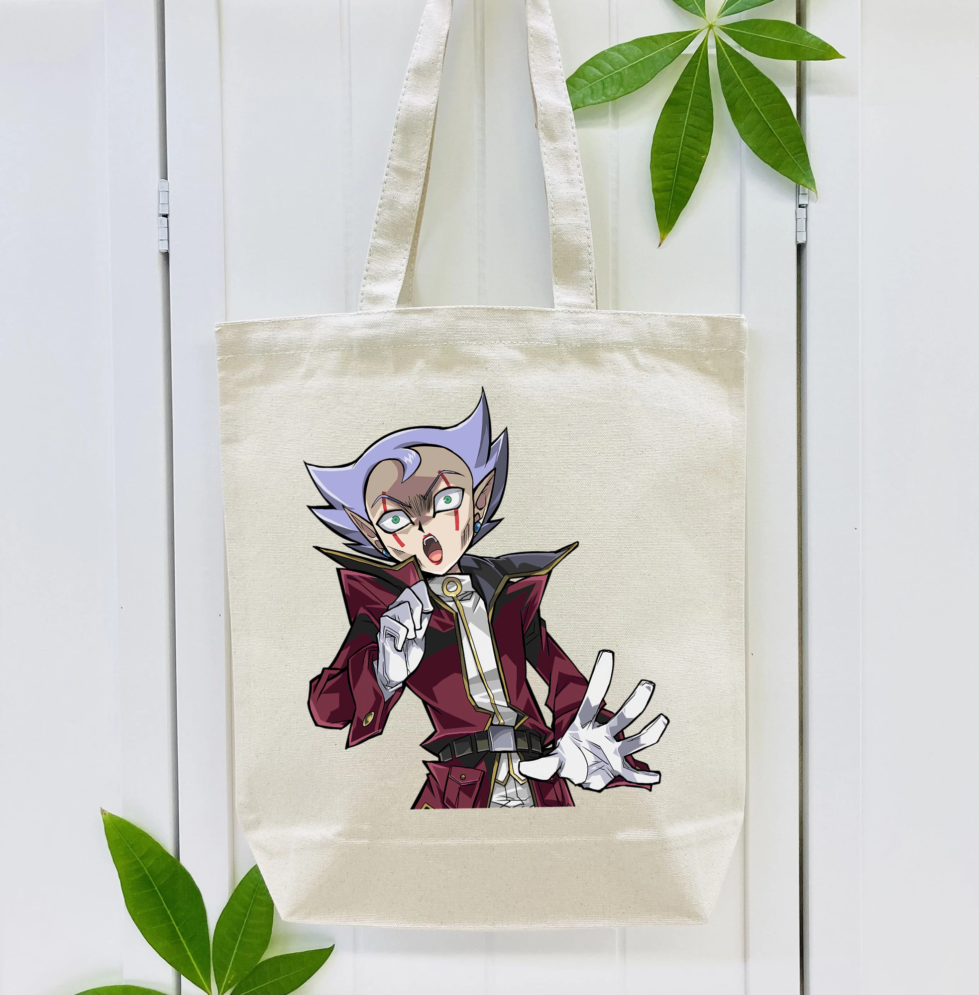 遊☆戯☆王 Yu-Gi-Oh! 縦型キャンバス生地手提げバッグ　トートバッグ
