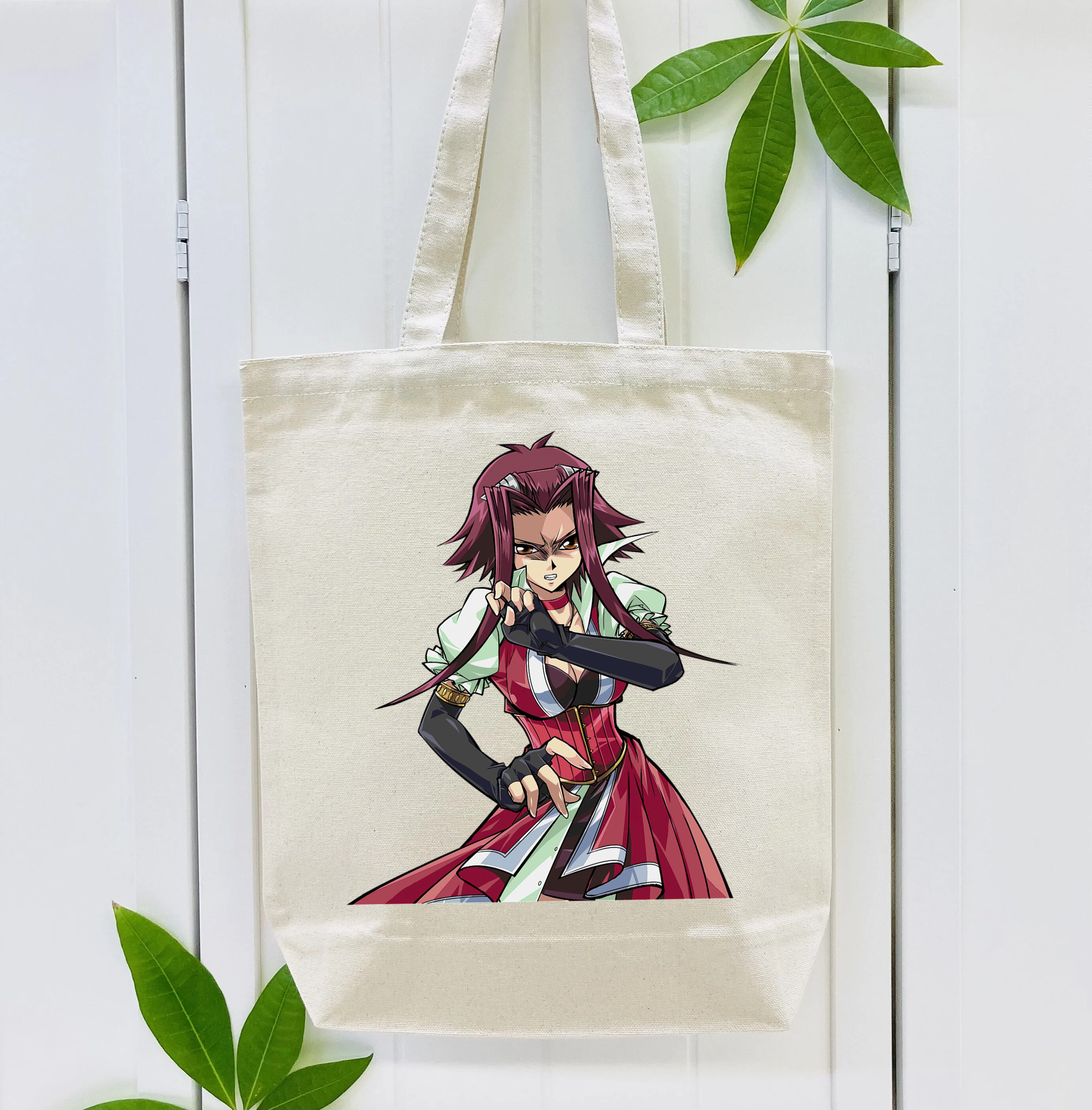 遊☆戯☆王 Yu-Gi-Oh! 縦型キャンバス生地手提げバッグ　トートバッグ