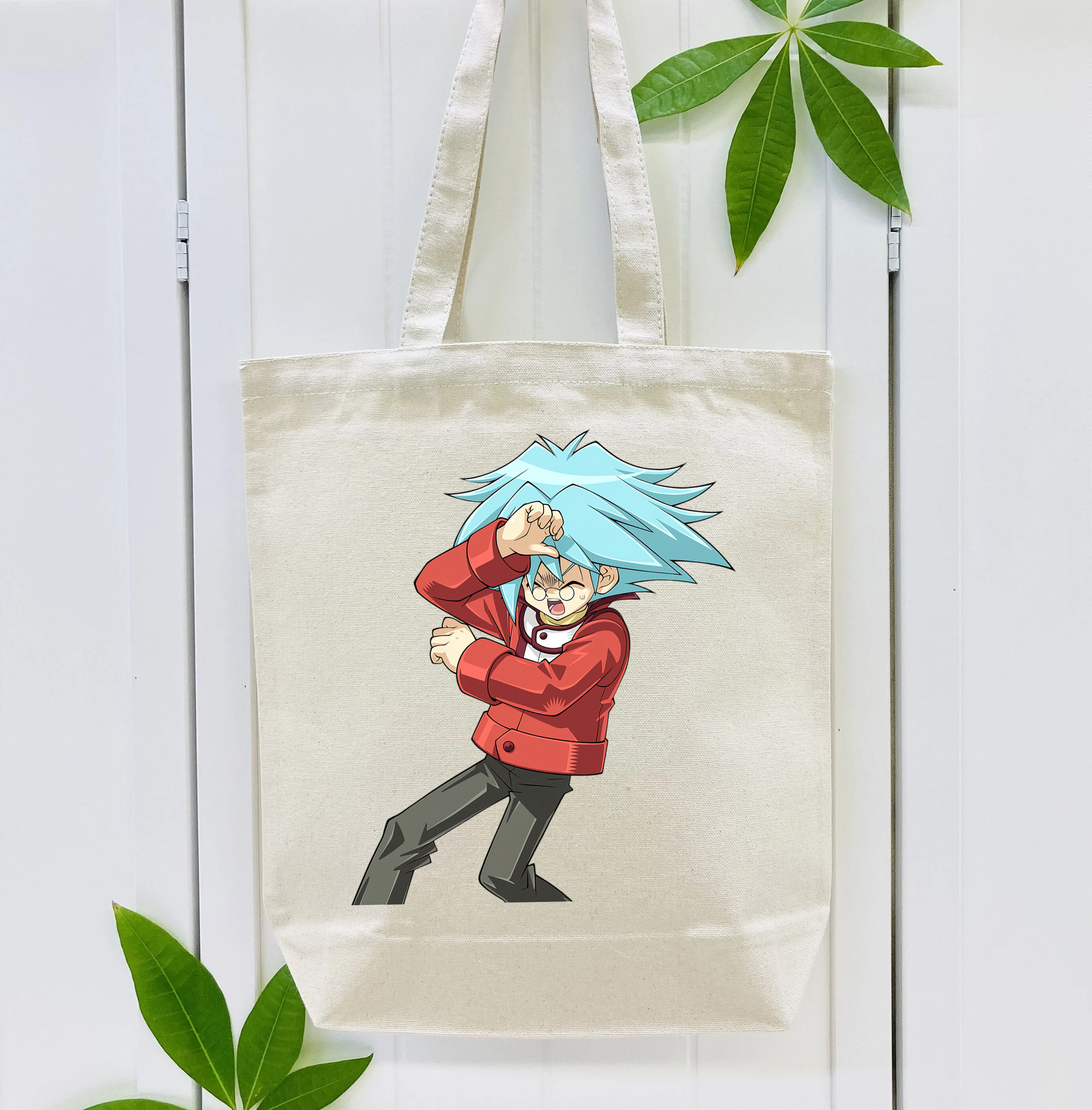遊☆戯☆王 Yu-Gi-Oh! 縦型キャンバス生地手提げバッグ　トートバッグ