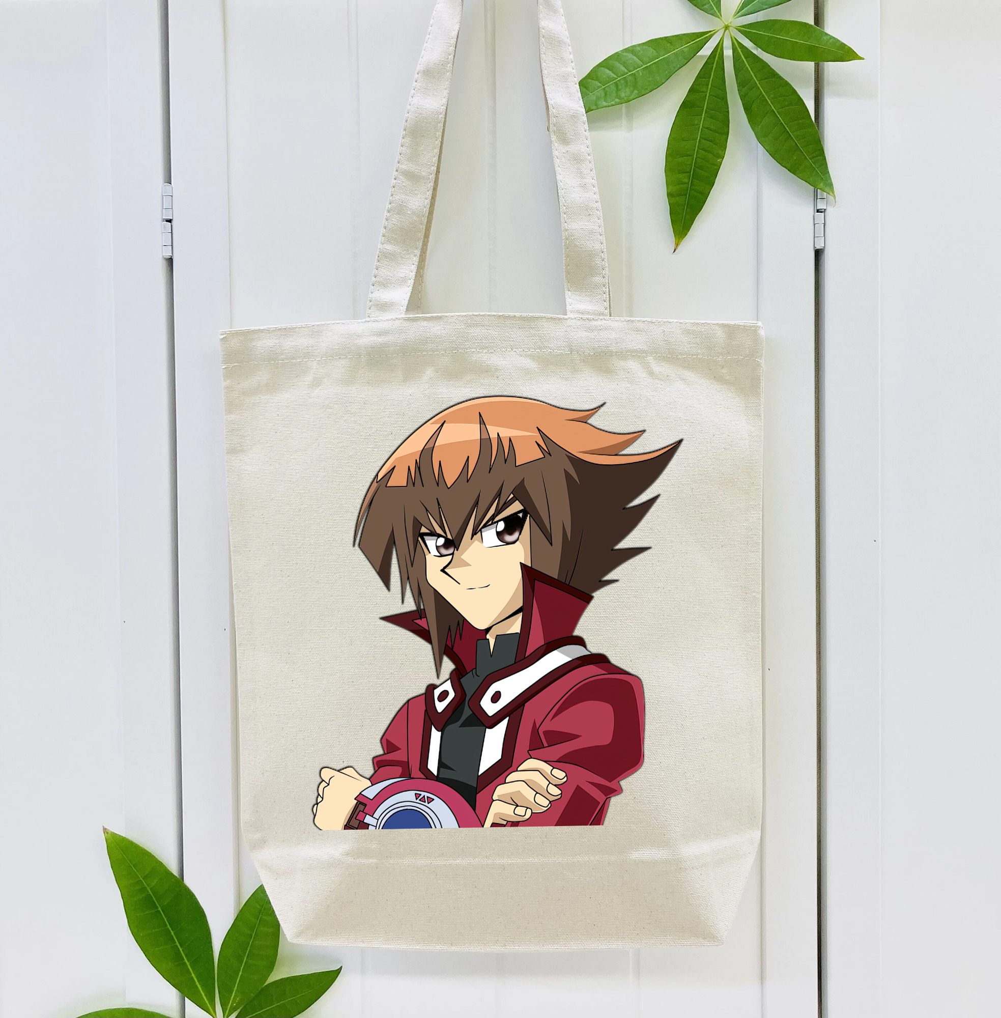 遊☆戯☆王 Yu-Gi-Oh! 縦型キャンバス生地手提げバッグ　トートバッグ