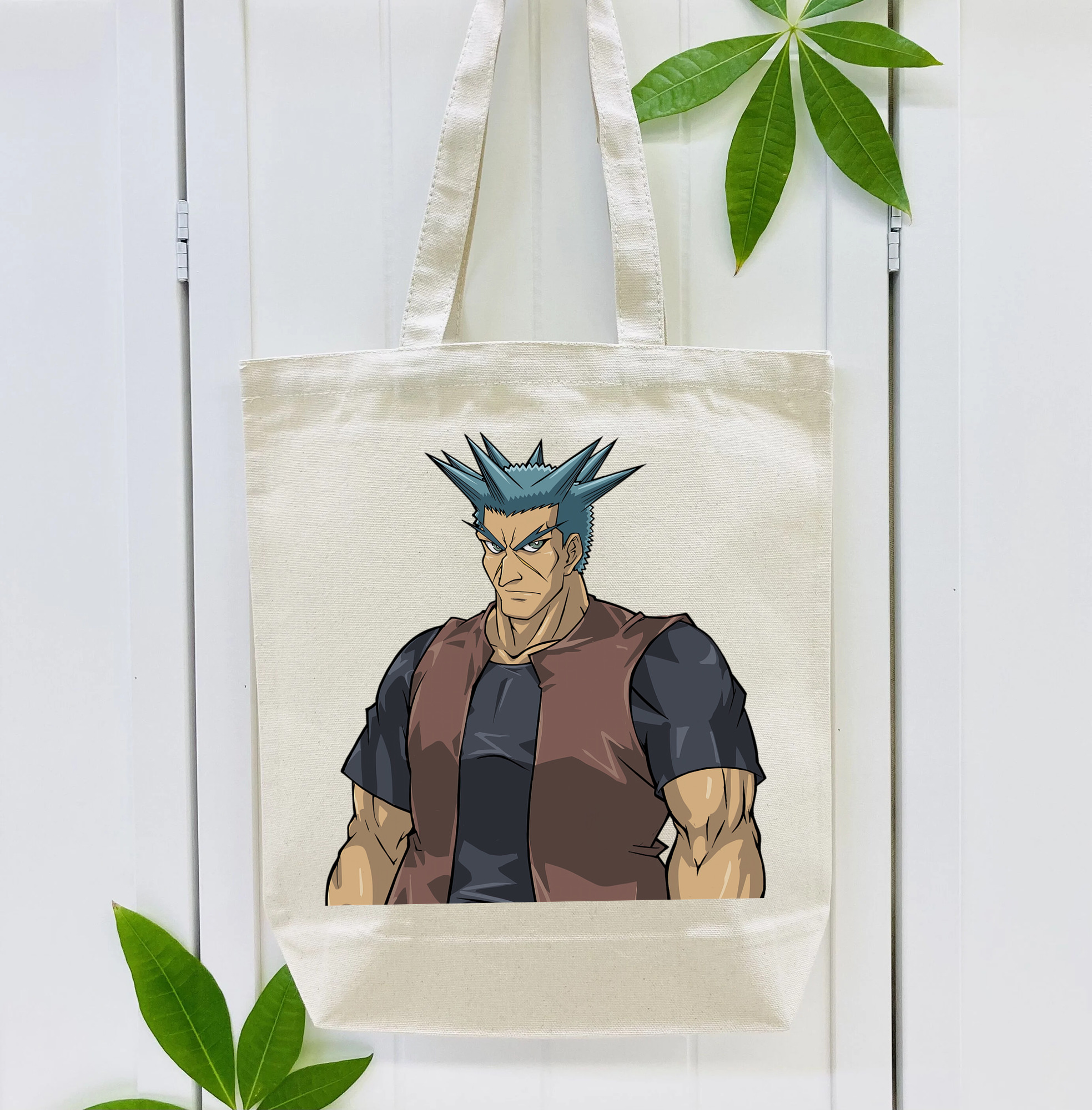 遊☆戯☆王 Yu-Gi-Oh! 縦型キャンバス生地手提げバッグ　トートバッグ
