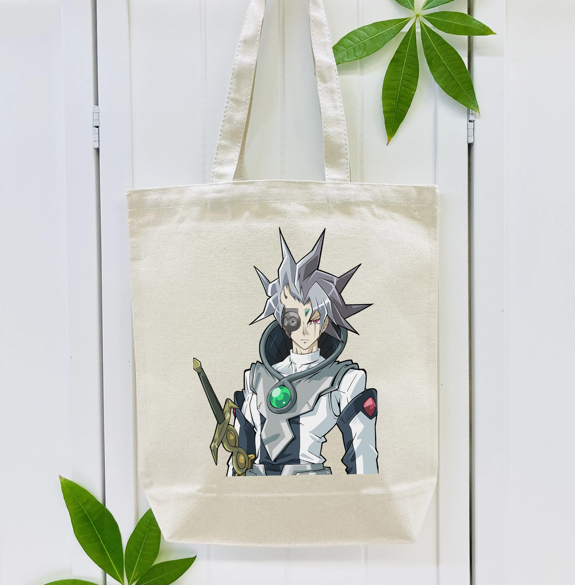 遊☆戯☆王 Yu-Gi-Oh! 縦型キャンバス生地手提げバッグ　トートバッグ
