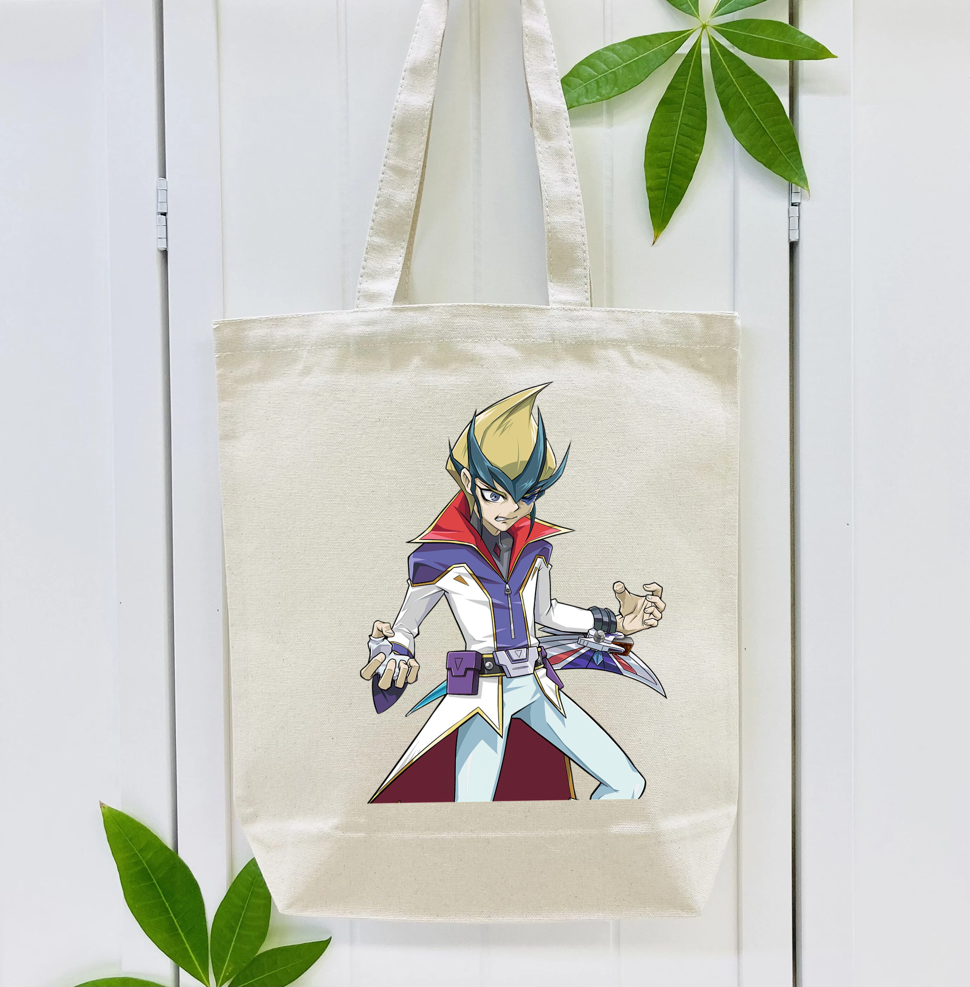 遊☆戯☆王 Yu-Gi-Oh! 縦型キャンバス生地手提げバッグ　トートバッグ