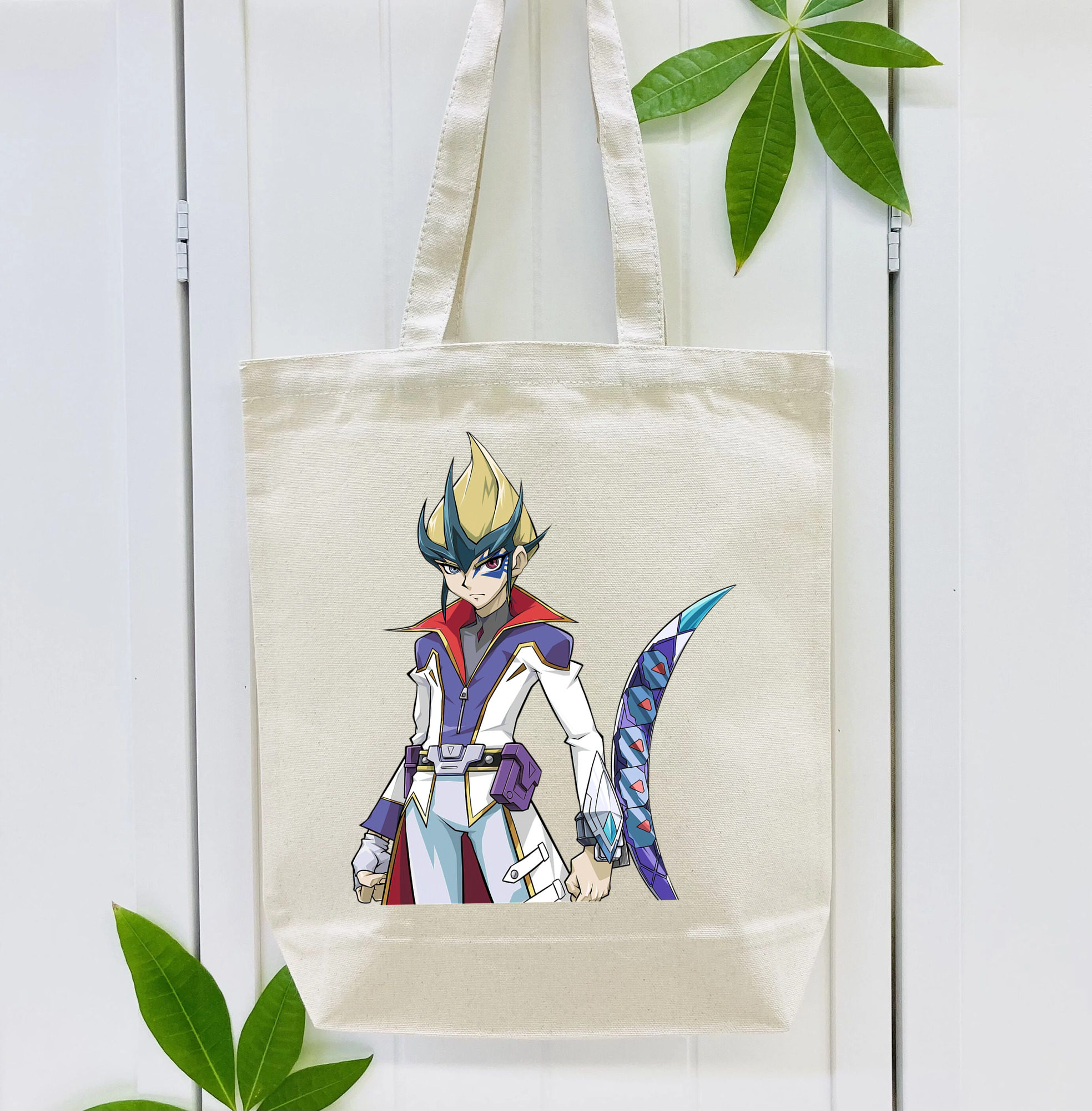 遊☆戯☆王 Yu-Gi-Oh! 縦型キャンバス生地手提げバッグ　トートバッグ