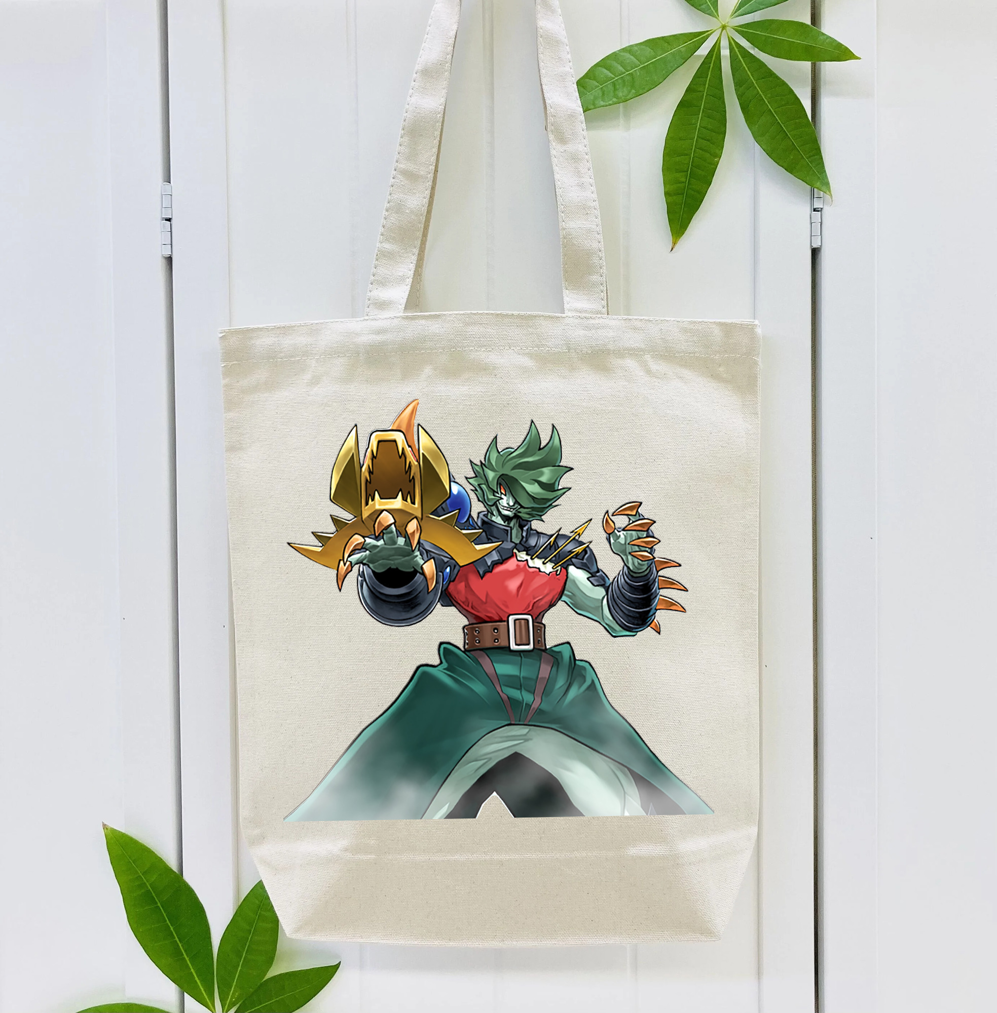 遊☆戯☆王 Yu-Gi-Oh! 縦型キャンバス生地手提げバッグ　トートバッグ
