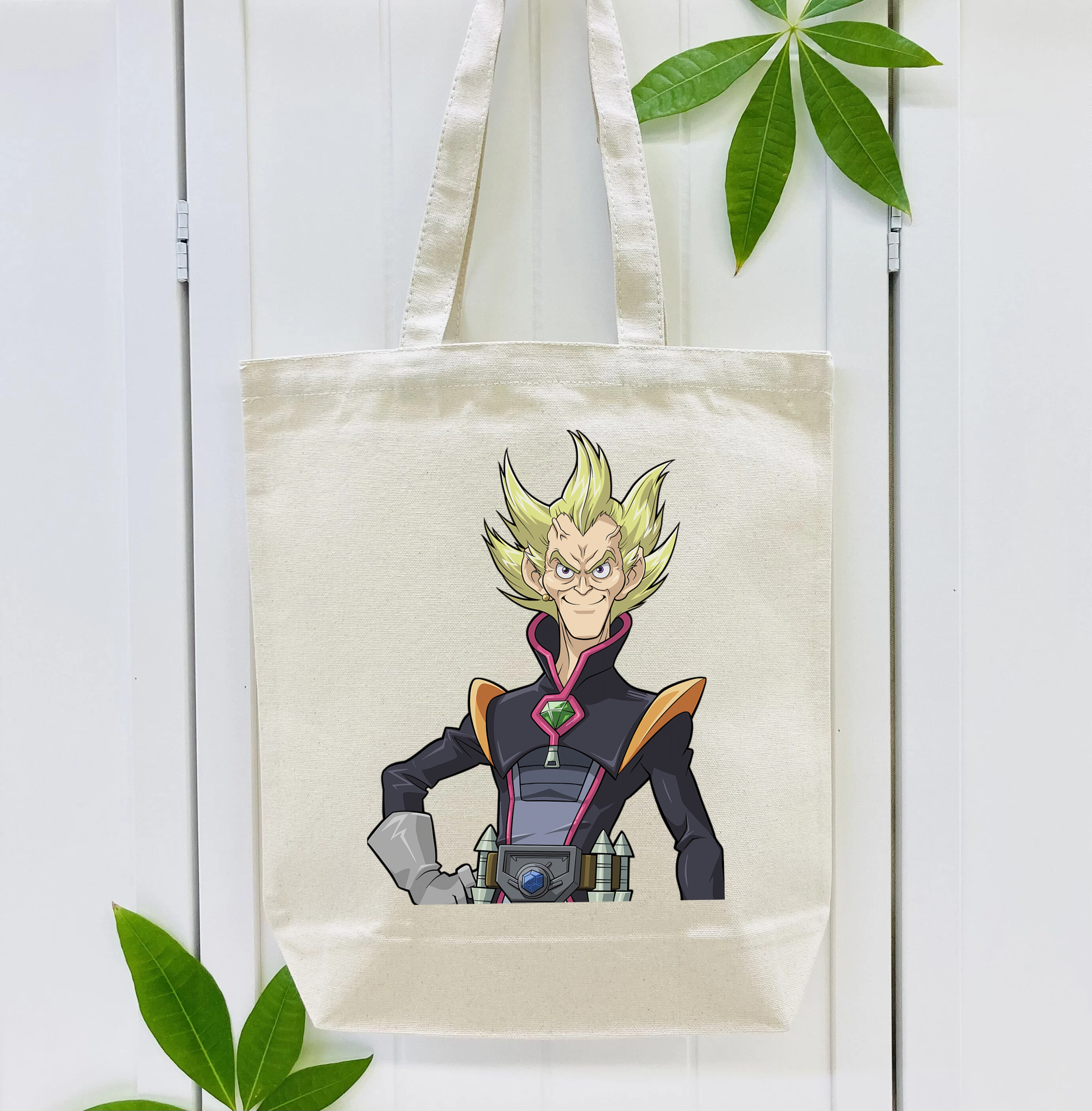 遊☆戯☆王 Yu-Gi-Oh! 縦型キャンバス生地手提げバッグ　トートバッグ
