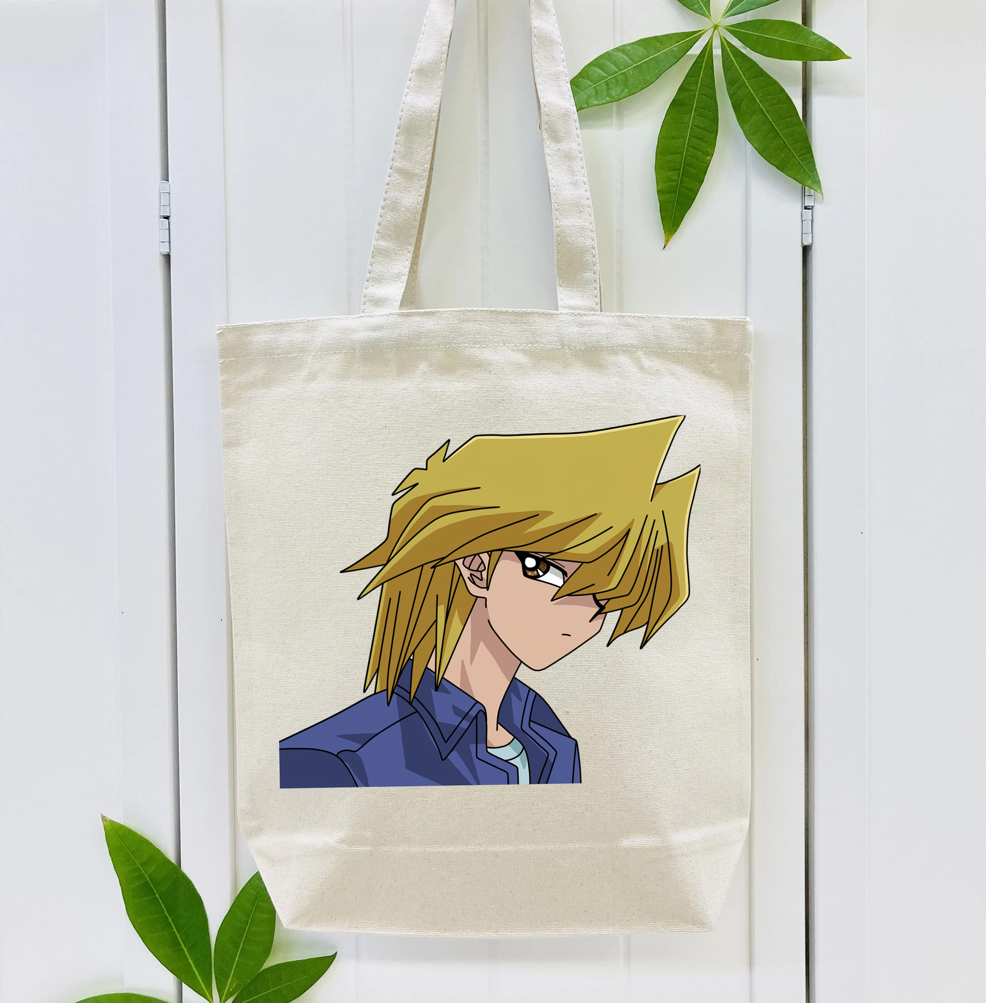 遊☆戯☆王 Yu-Gi-Oh! 縦型キャンバス生地手提げバッグ　トートバッグ