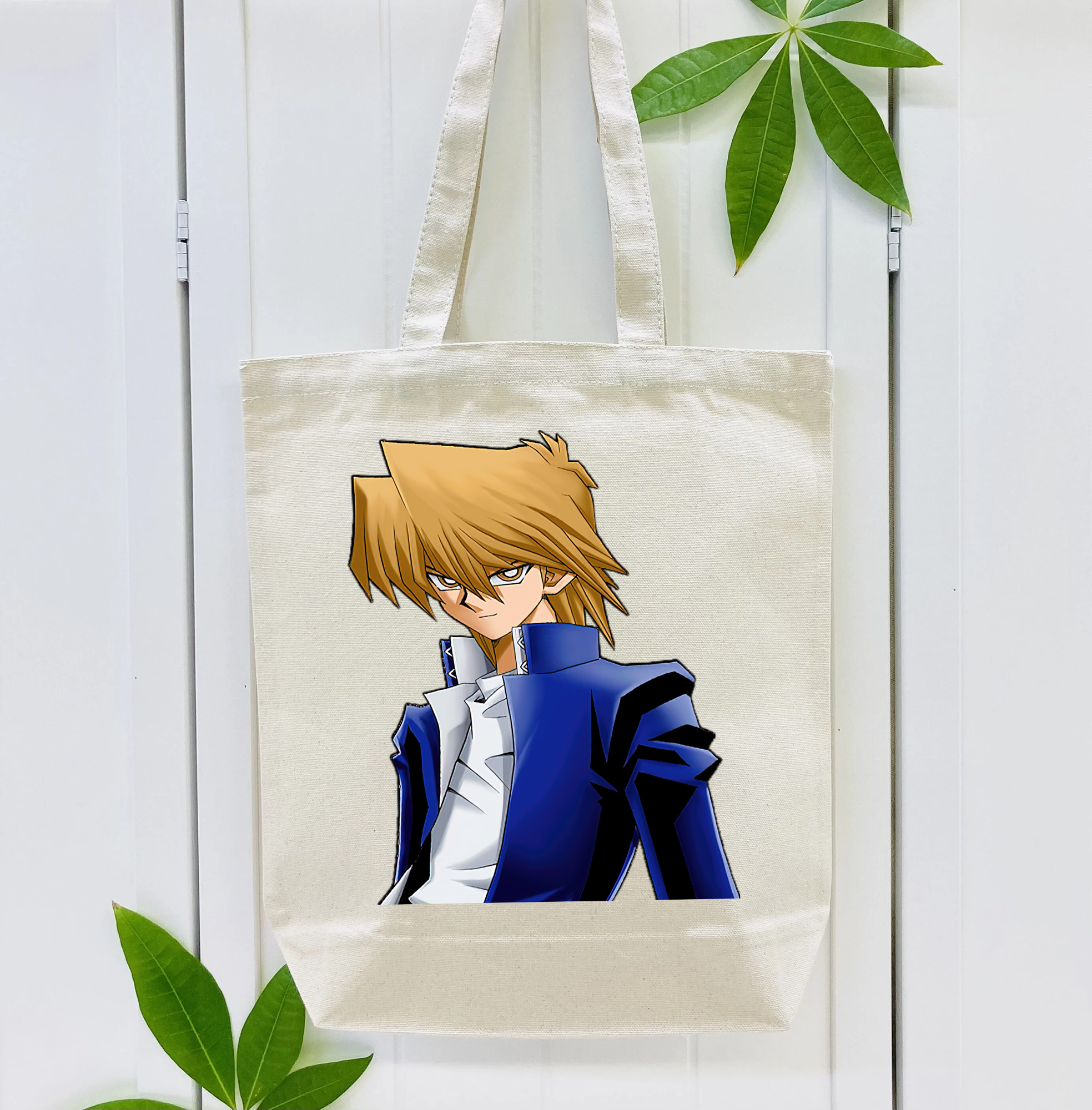 遊☆戯☆王 Yu-Gi-Oh! 縦型キャンバス生地手提げバッグ　トートバッグ