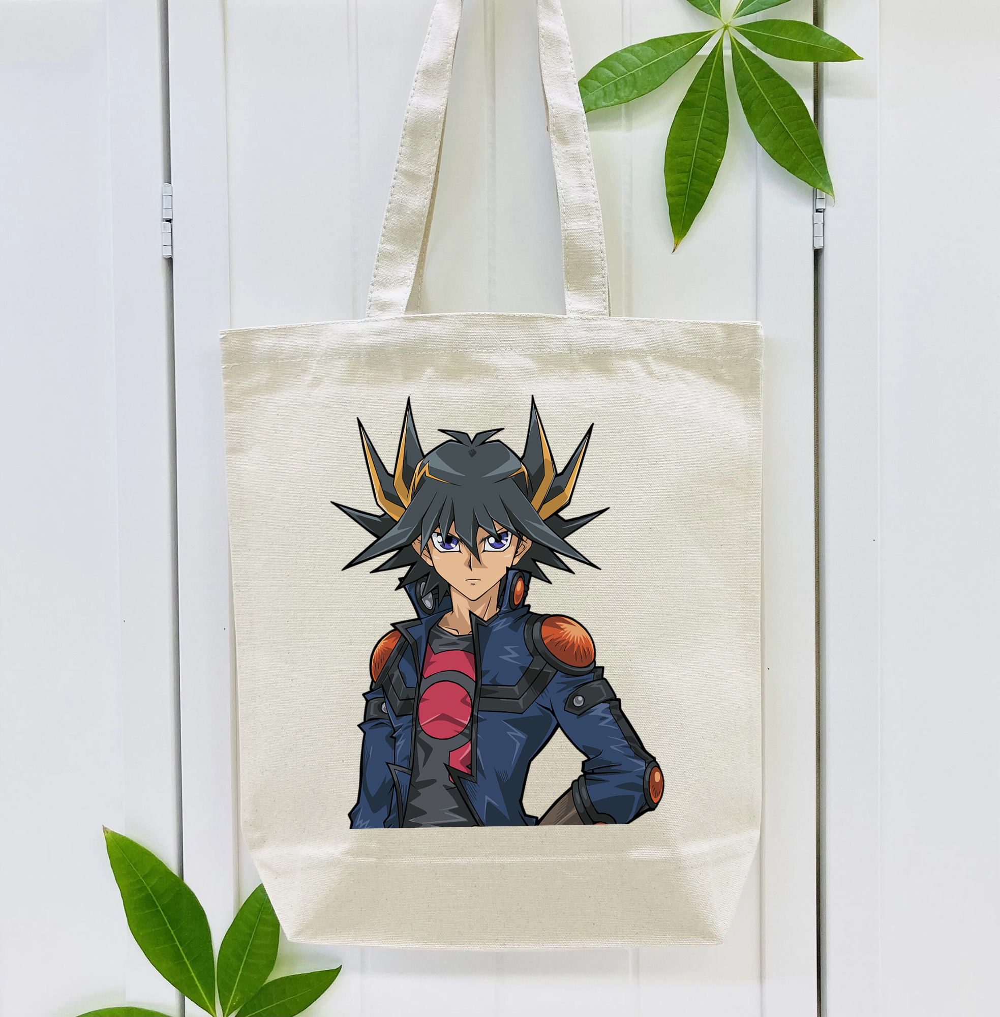 遊☆戯☆王 Yu-Gi-Oh! 縦型キャンバス生地手提げバッグ　トートバッグ