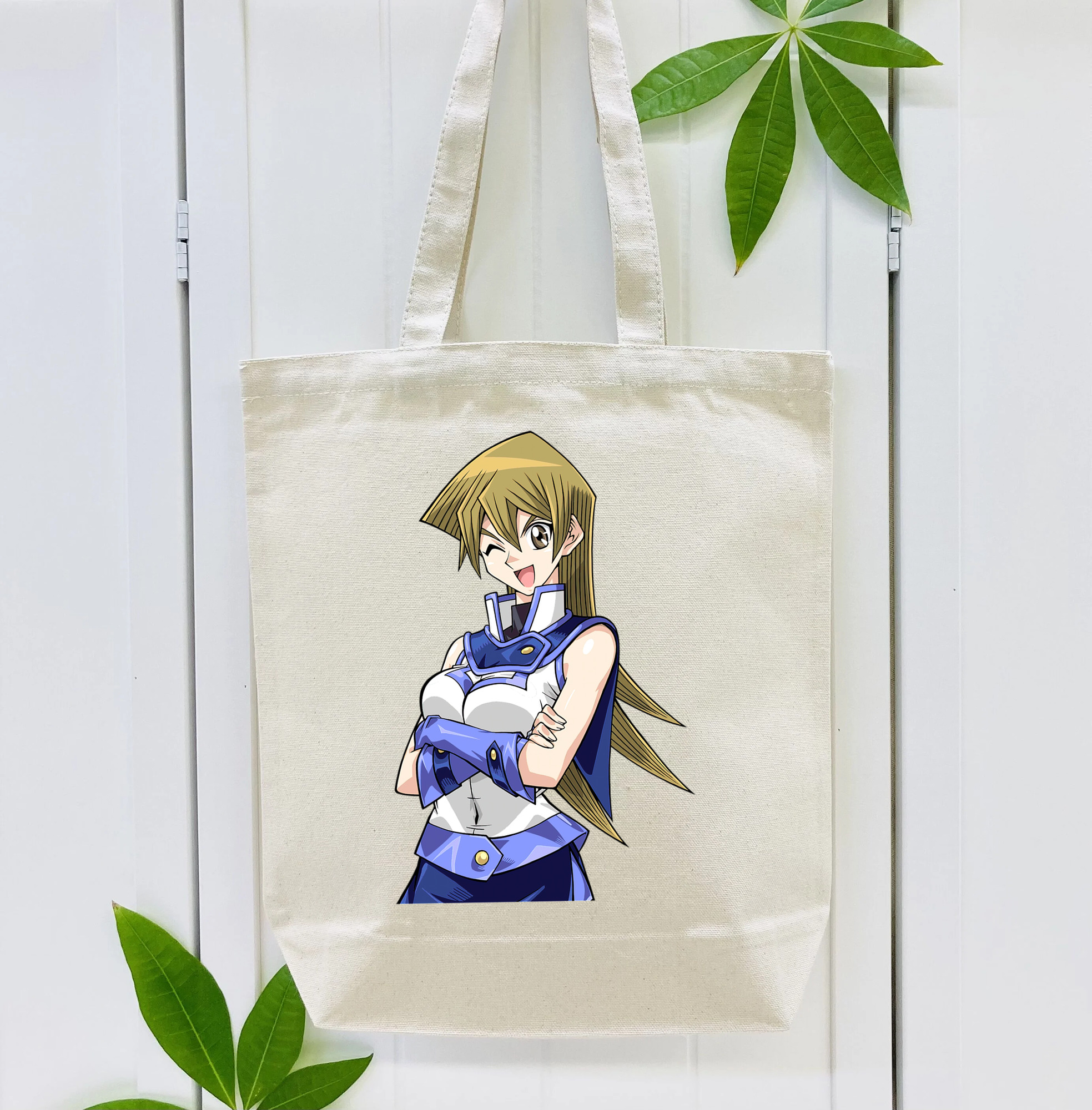 遊☆戯☆王 Yu-Gi-Oh! 縦型キャンバス生地手提げバッグ　トートバッグ