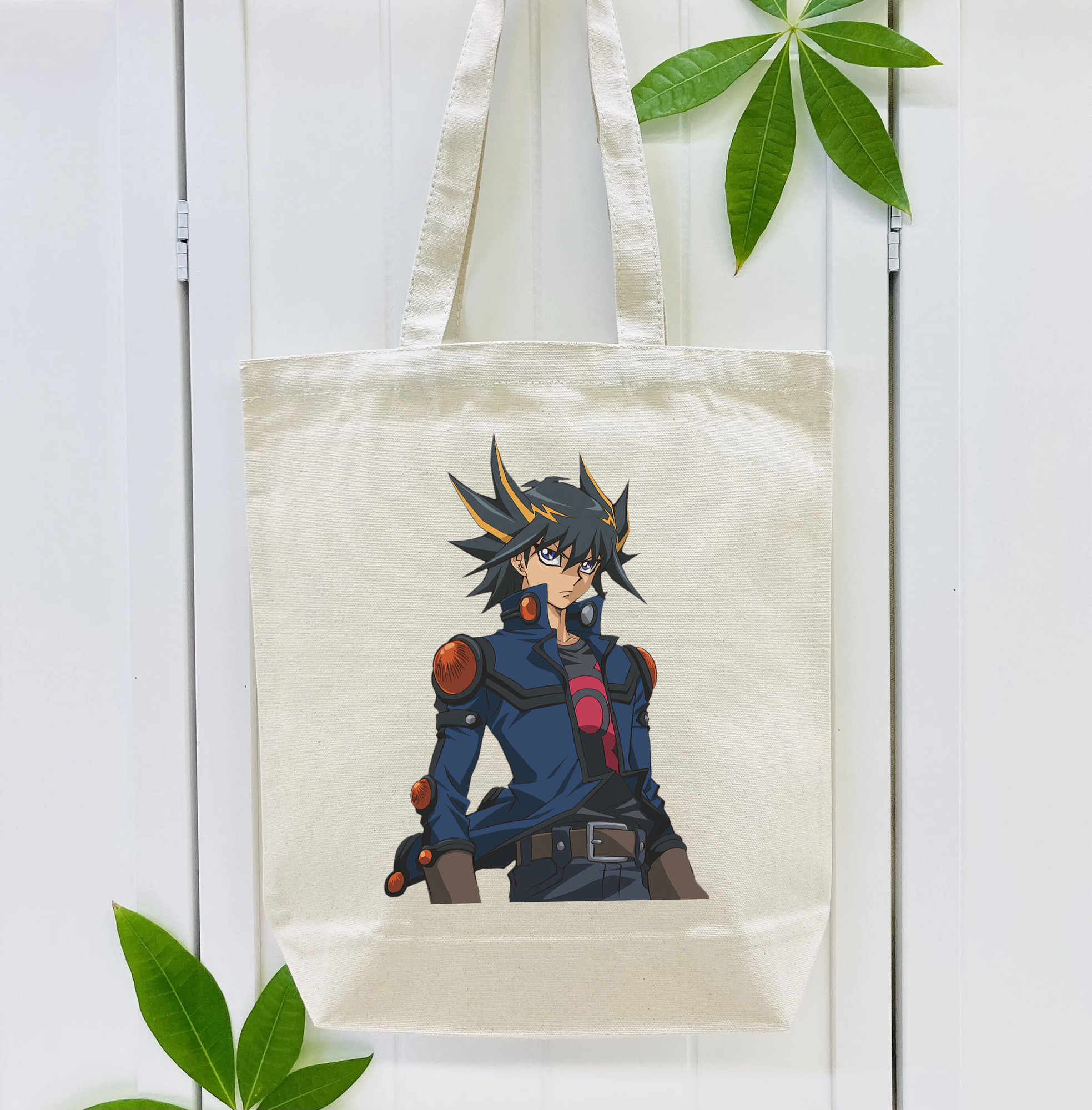 遊☆戯☆王 Yu-Gi-Oh! 縦型キャンバス生地手提げバッグ　トートバッグ