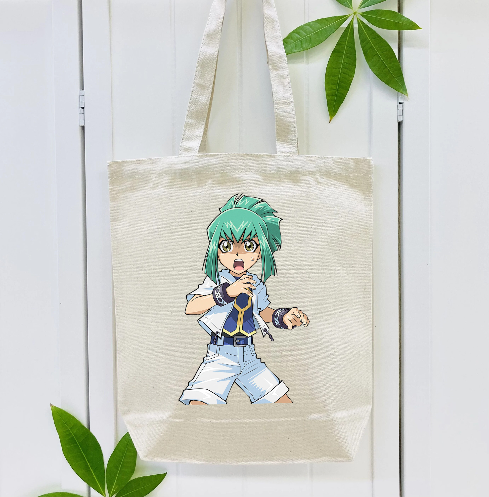 遊☆戯☆王 Yu-Gi-Oh! 縦型キャンバス生地手提げバッグ　トートバッグ