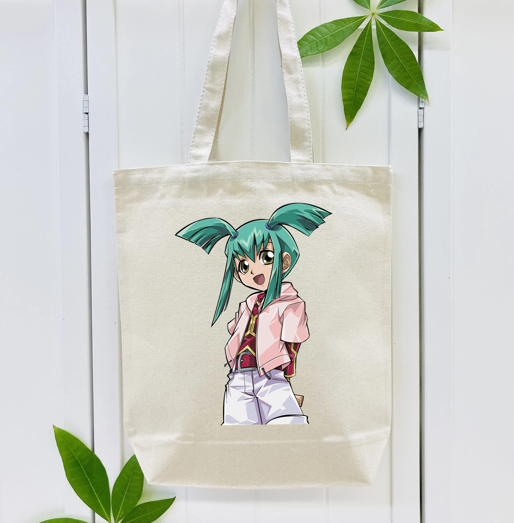 遊☆戯☆王 Yu-Gi-Oh! 縦型キャンバス生地手提げバッグ　トートバッグ