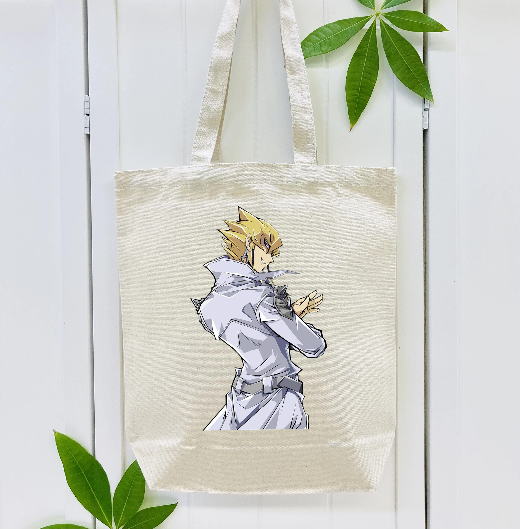 遊☆戯☆王 Yu-Gi-Oh! 縦型キャンバス生地手提げバッグ　トートバッグ