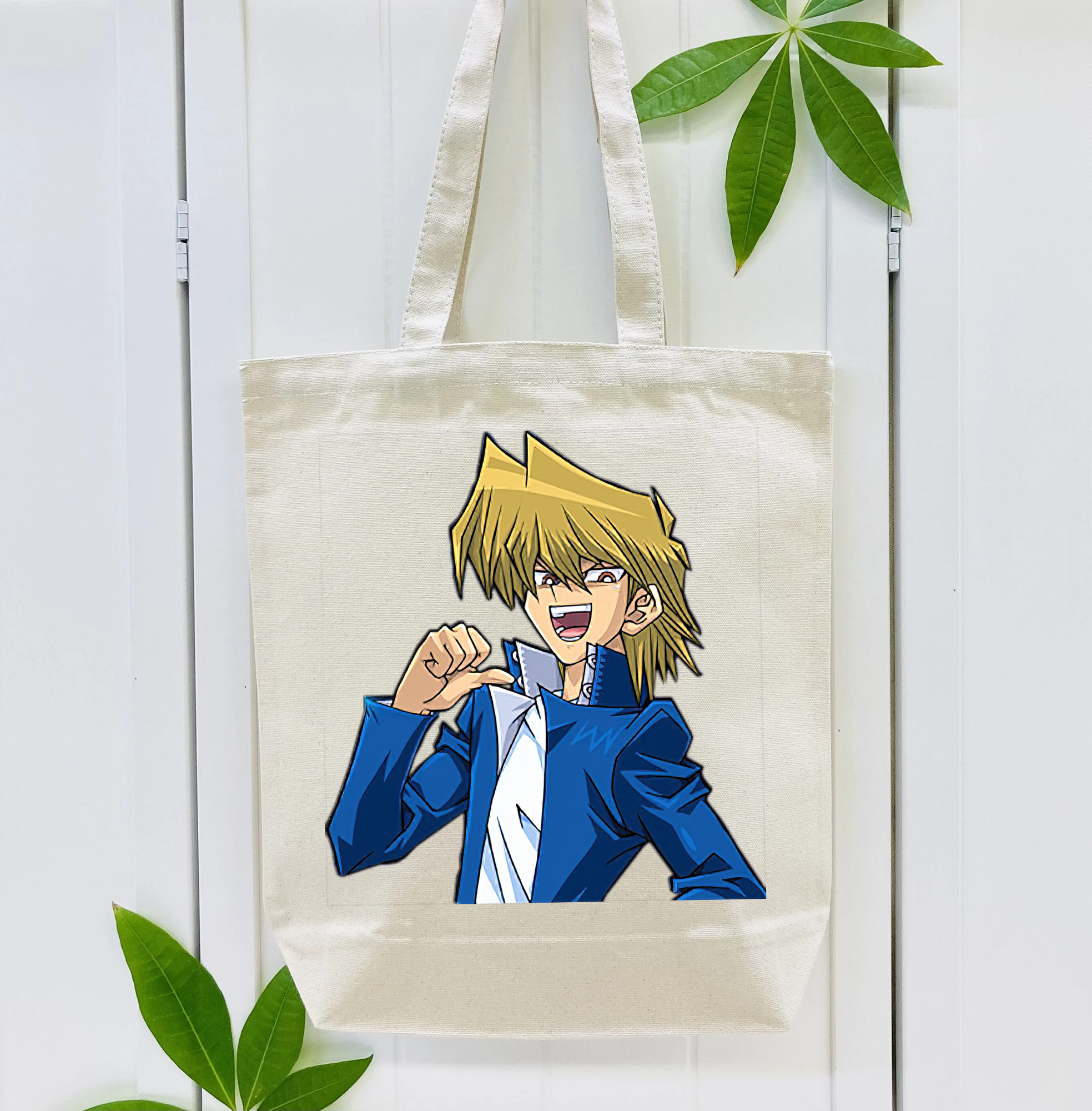 遊☆戯☆王 Yu-Gi-Oh! 縦型キャンバス生地手提げバッグ　トートバッグ