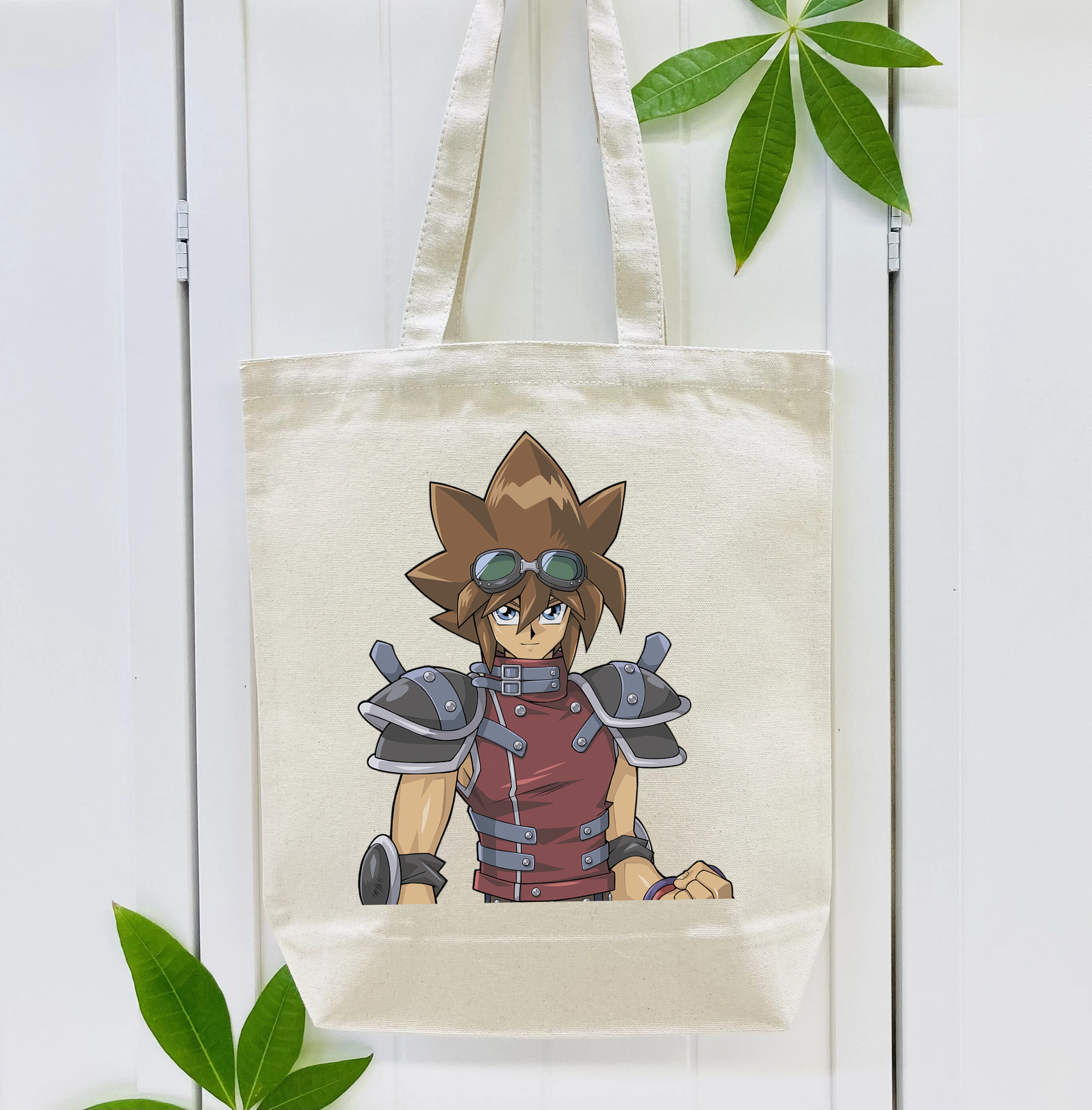 遊☆戯☆王 Yu-Gi-Oh! 縦型キャンバス生地手提げバッグ　トートバッグ