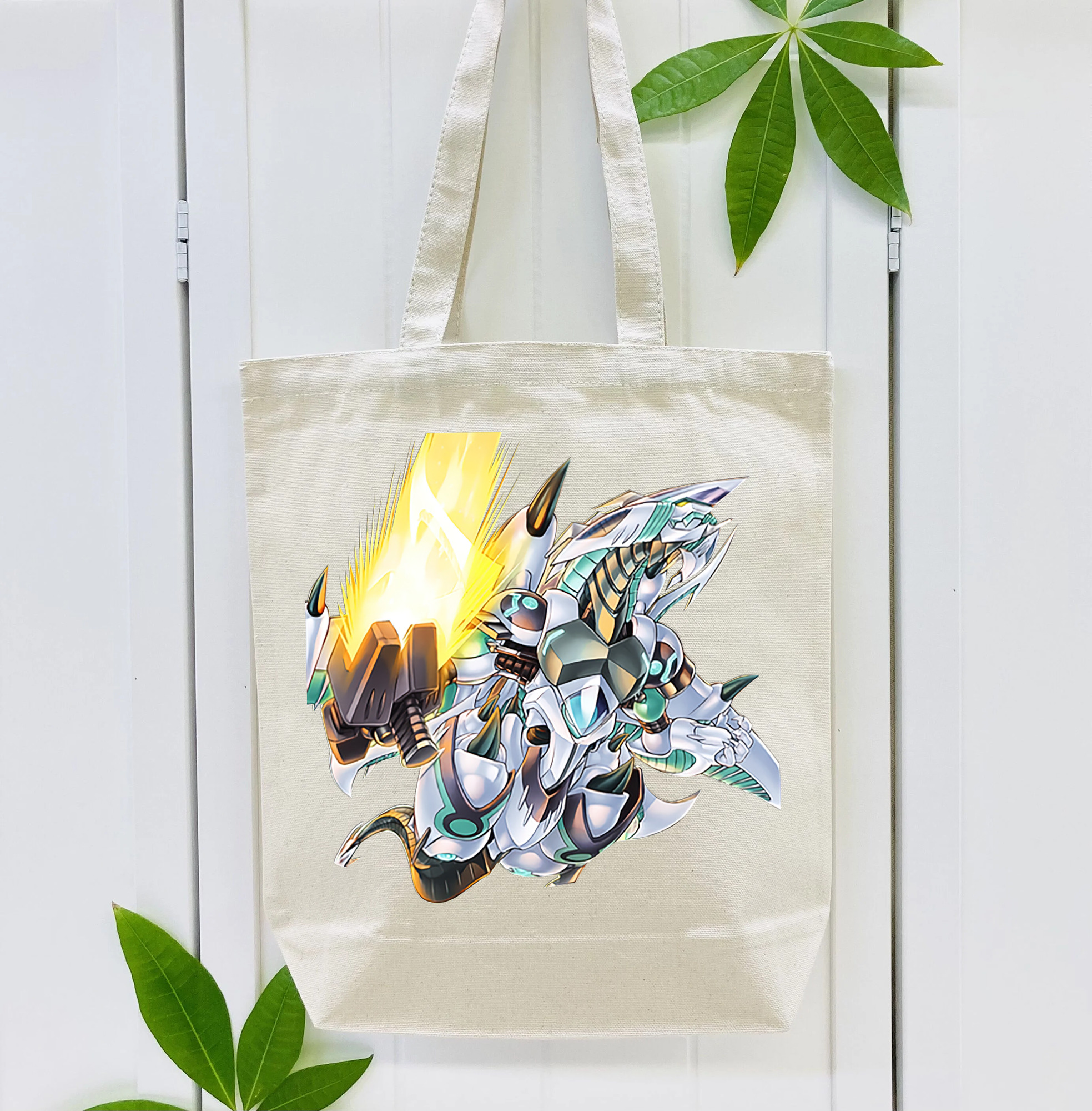 遊☆戯☆王 Yu-Gi-Oh! 縦型キャンバス生地手提げバッグ　トートバッグ