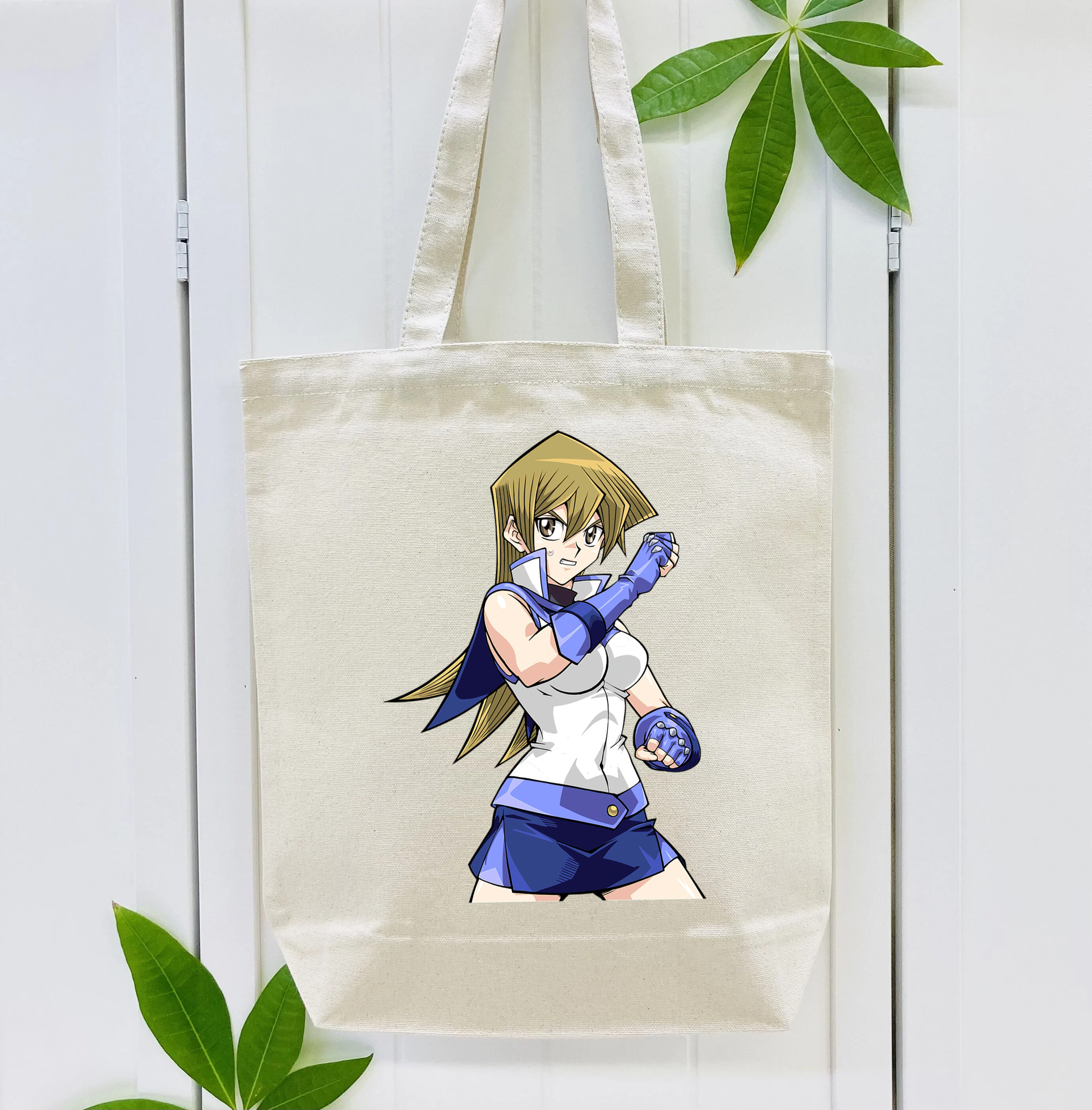 遊☆戯☆王 Yu-Gi-Oh! 縦型キャンバス生地手提げバッグ　トートバッグ