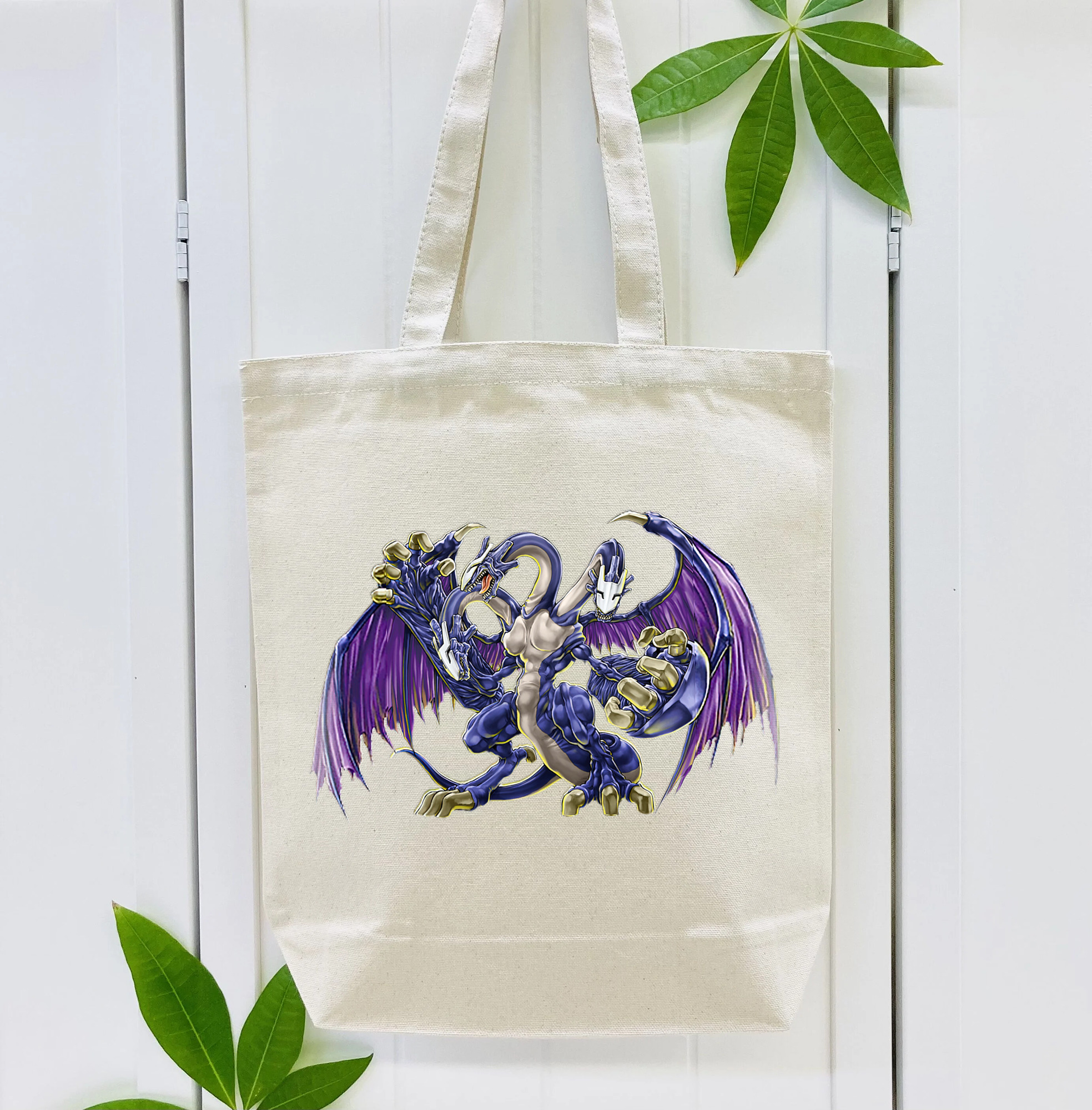 遊☆戯☆王 Yu-Gi-Oh! 縦型キャンバス生地手提げバッグ　トートバッグ