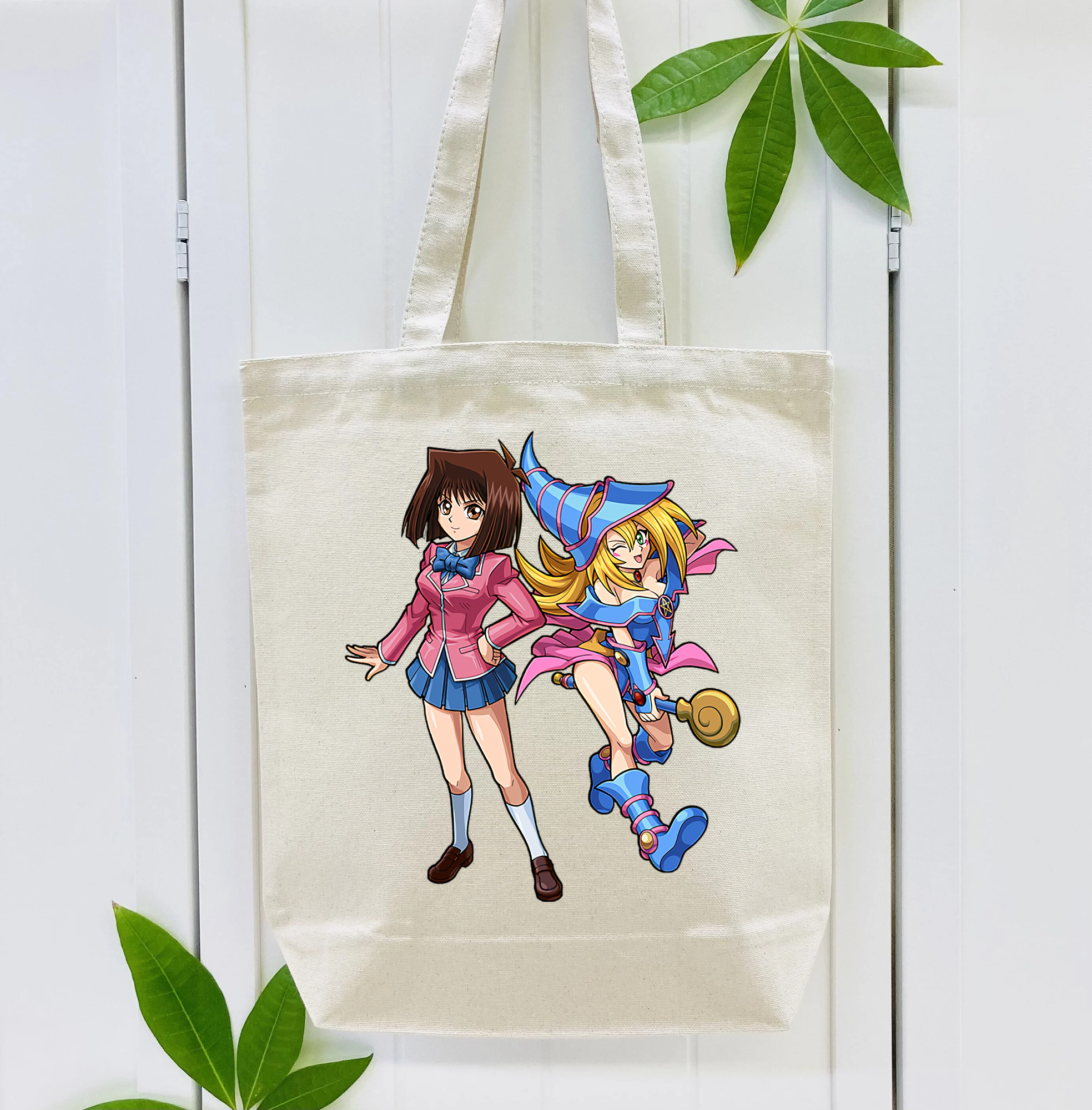 遊☆戯☆王 Yu-Gi-Oh! 縦型キャンバス生地手提げバッグ　トートバッグ