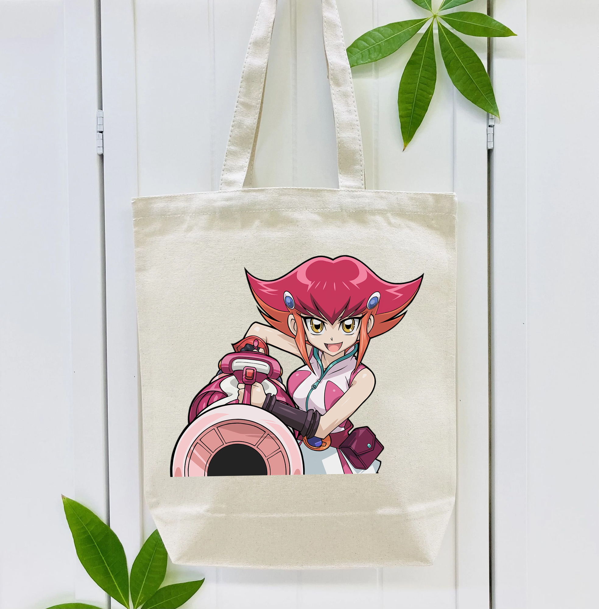 遊☆戯☆王 Yu-Gi-Oh! 縦型キャンバス生地手提げバッグ　トートバッグ