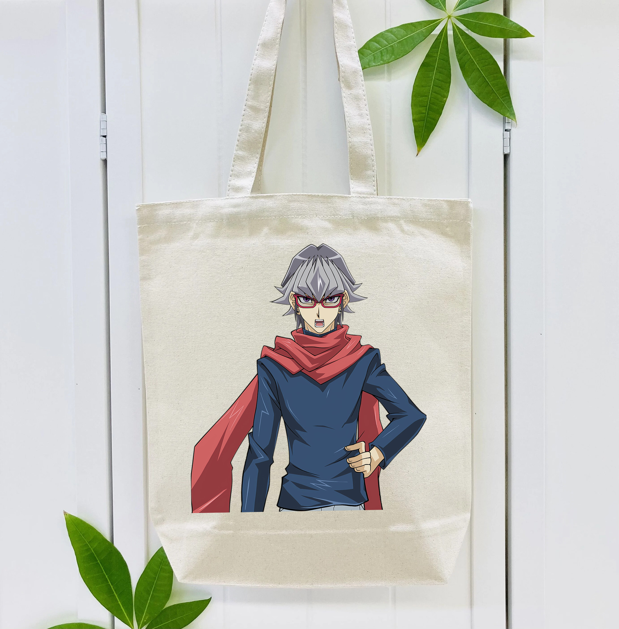遊☆戯☆王 Yu-Gi-Oh! 縦型キャンバス生地手提げバッグ　トートバッグ
