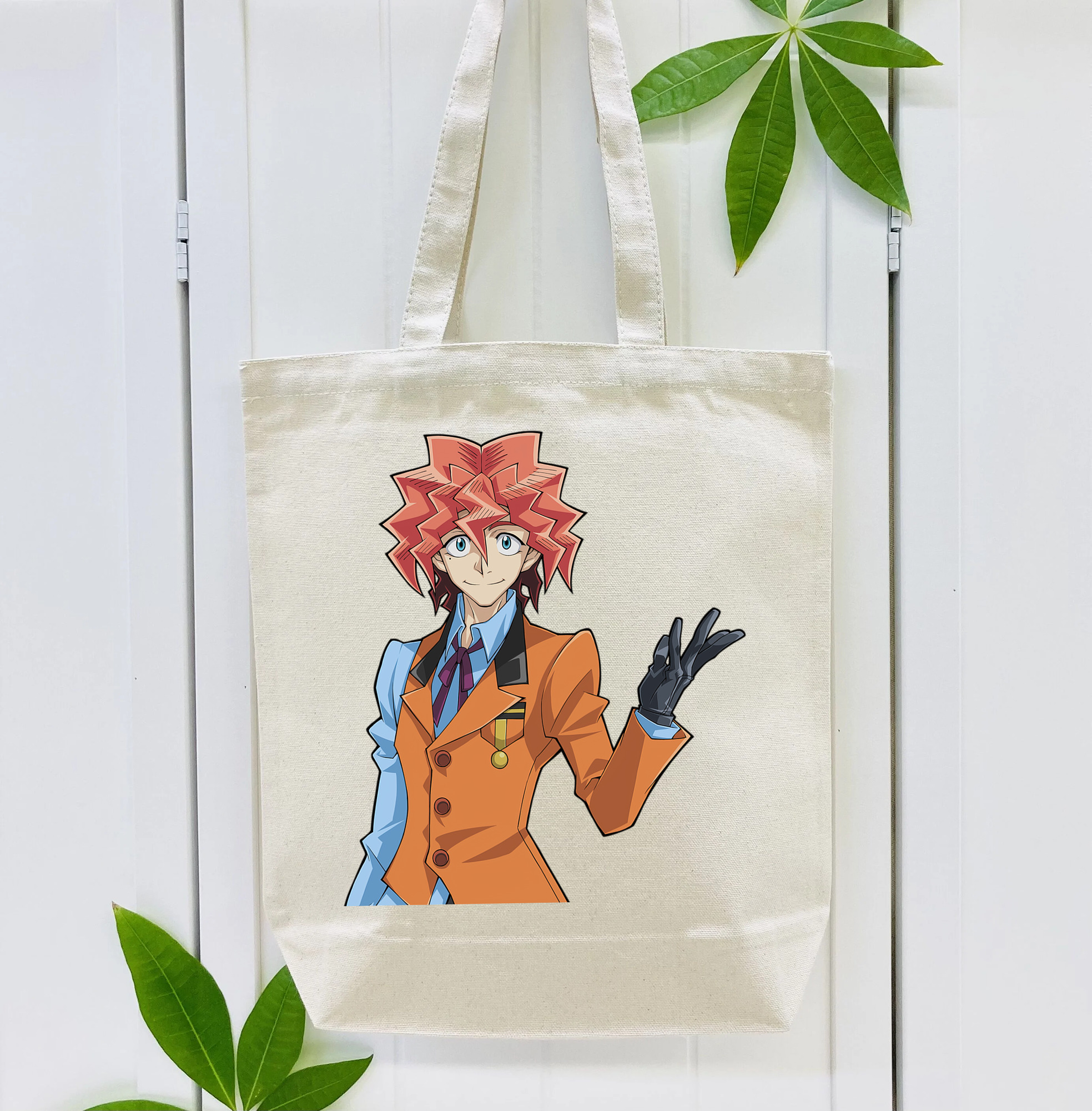 遊☆戯☆王 Yu-Gi-Oh! 縦型キャンバス生地手提げバッグ　トートバッグ