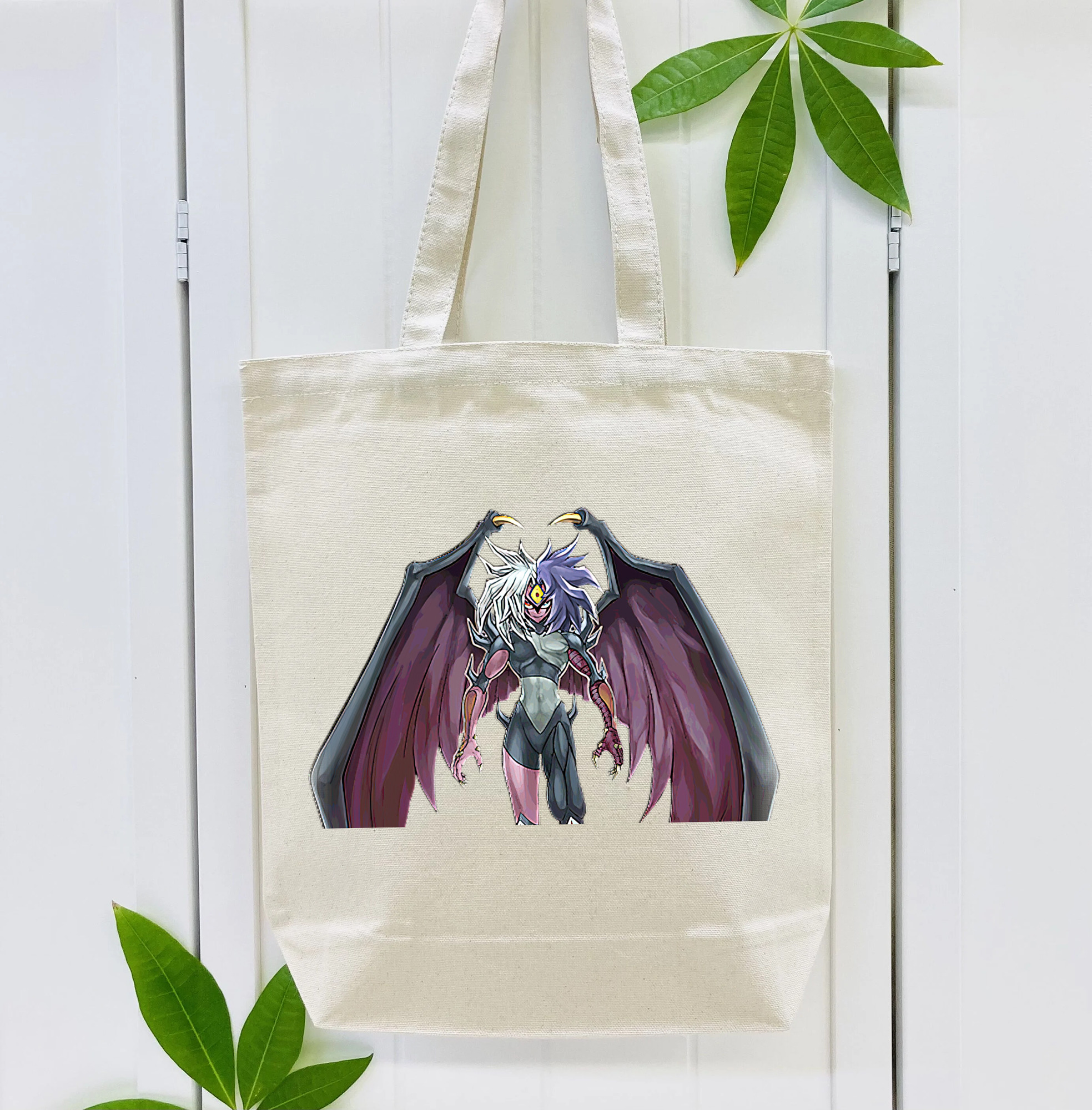 遊☆戯☆王 Yu-Gi-Oh! 縦型キャンバス生地手提げバッグ　トートバッグ
