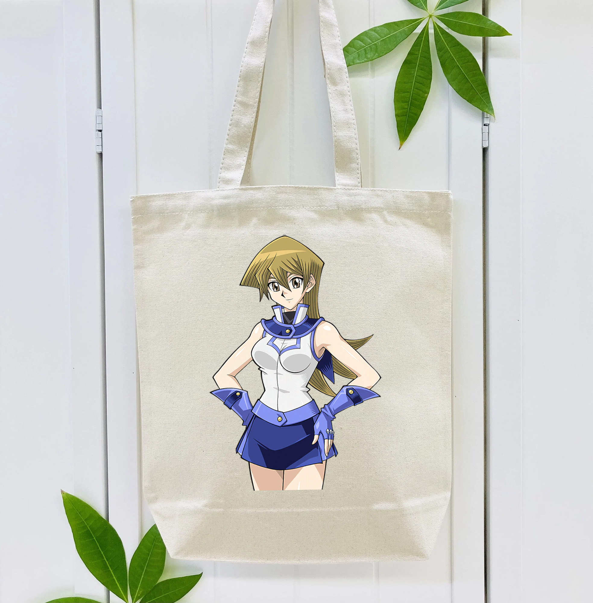 遊☆戯☆王 Yu-Gi-Oh! 縦型キャンバス生地手提げバッグ　トートバッグ