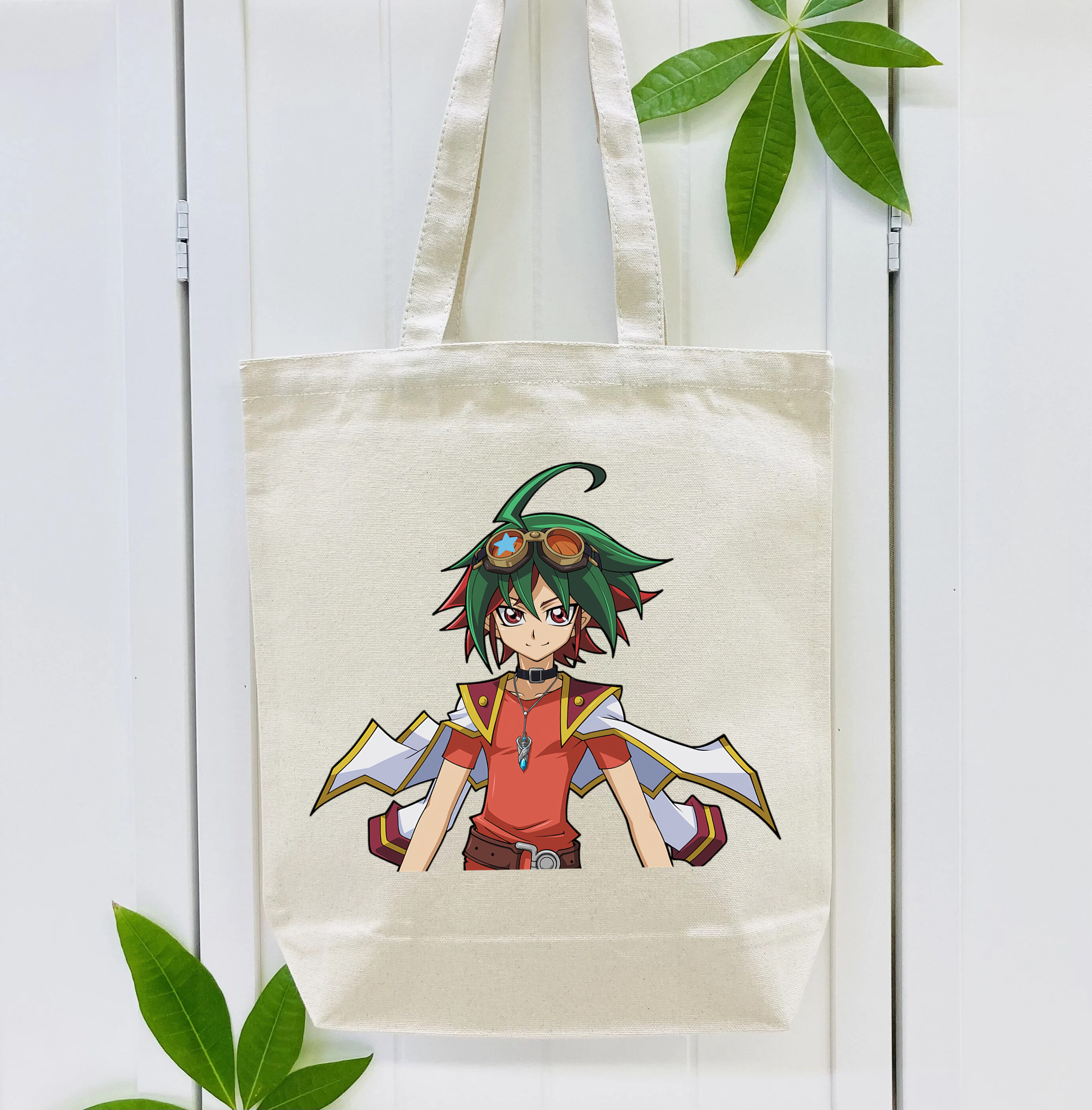 遊☆戯☆王 Yu-Gi-Oh! 縦型キャンバス生地手提げバッグ　トートバッグ