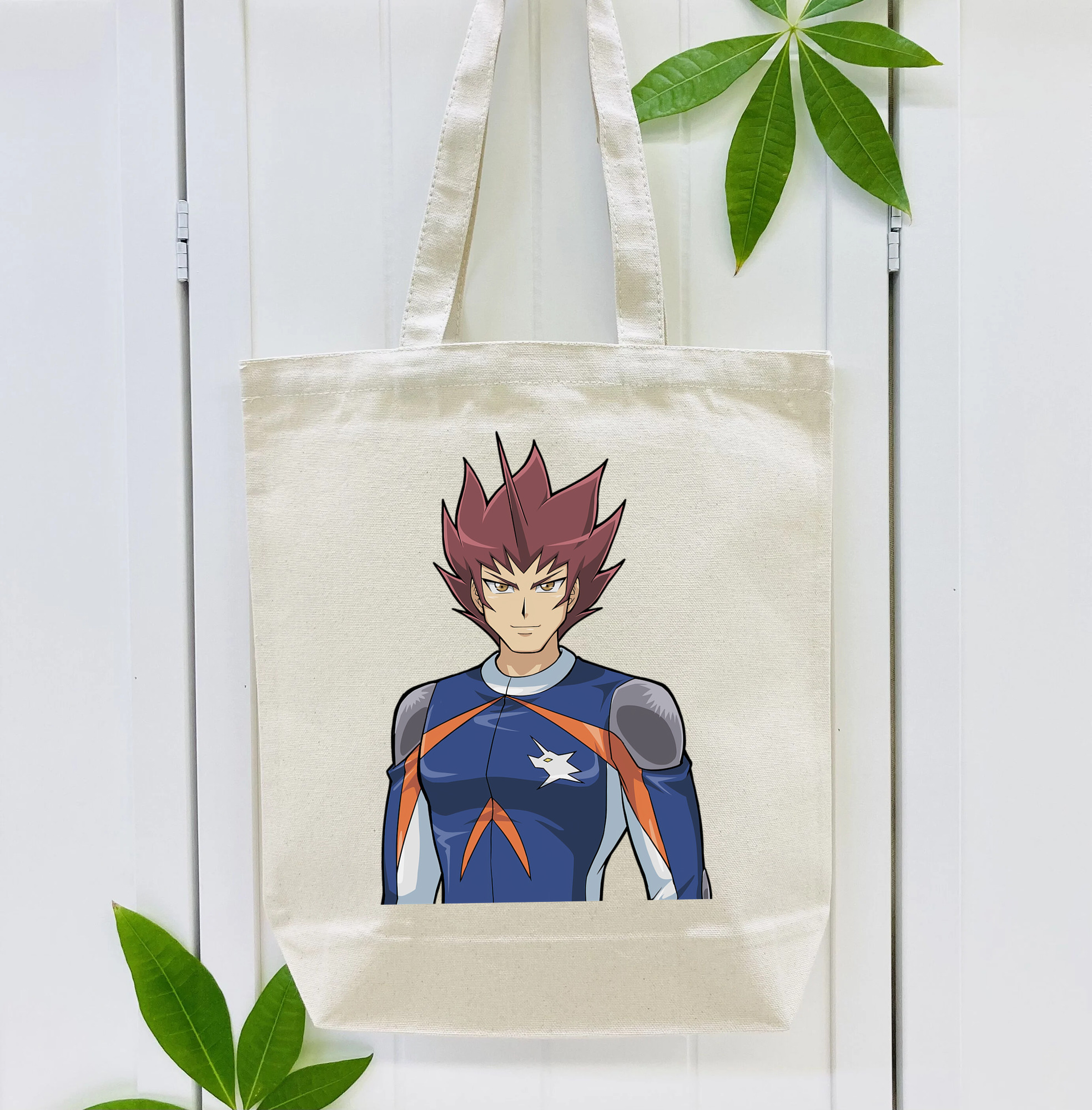 遊☆戯☆王 Yu-Gi-Oh! 縦型キャンバス生地手提げバッグ　トートバッグ