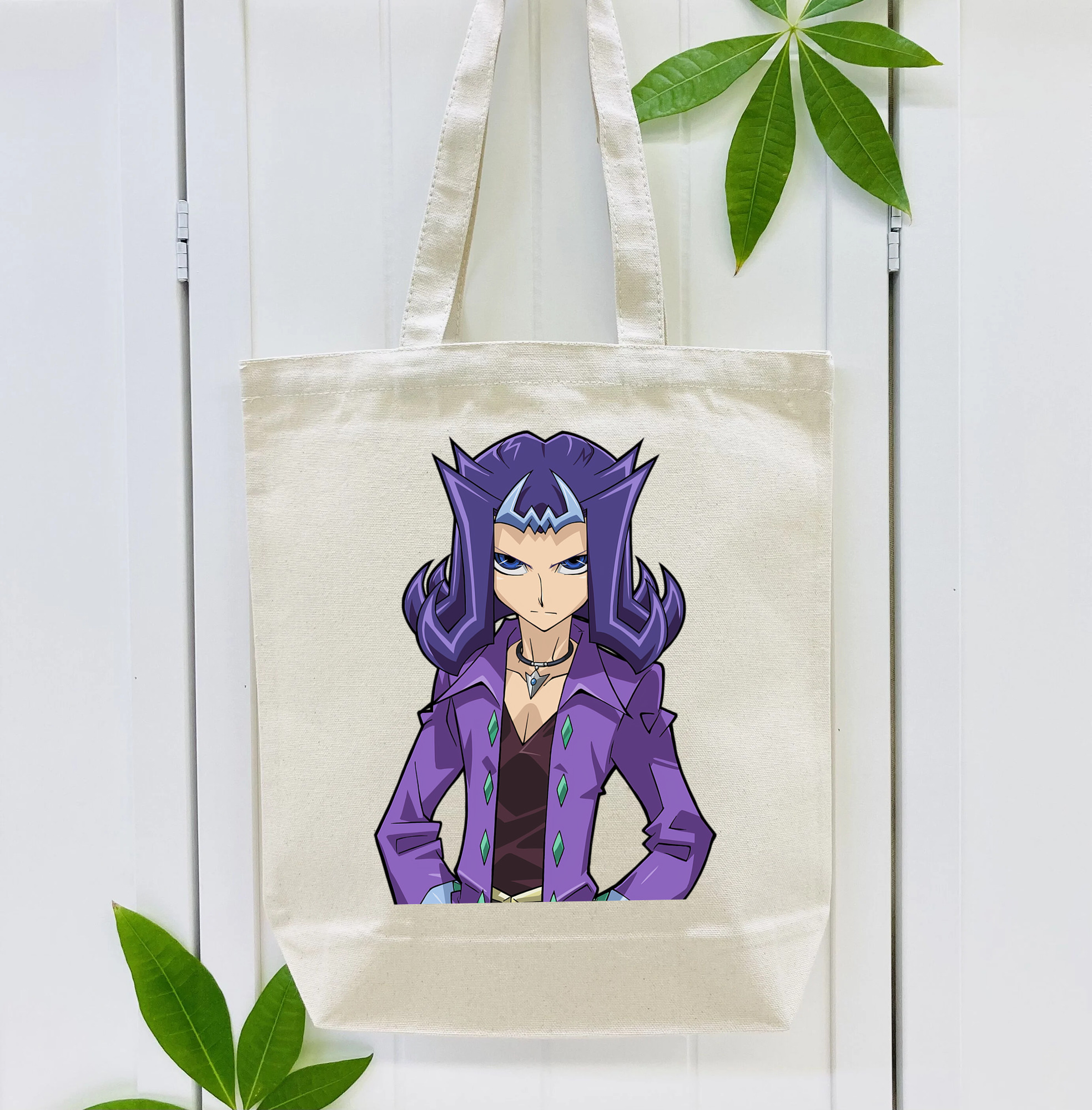 遊☆戯☆王 Yu-Gi-Oh! 縦型キャンバス生地手提げバッグ　トートバッグ