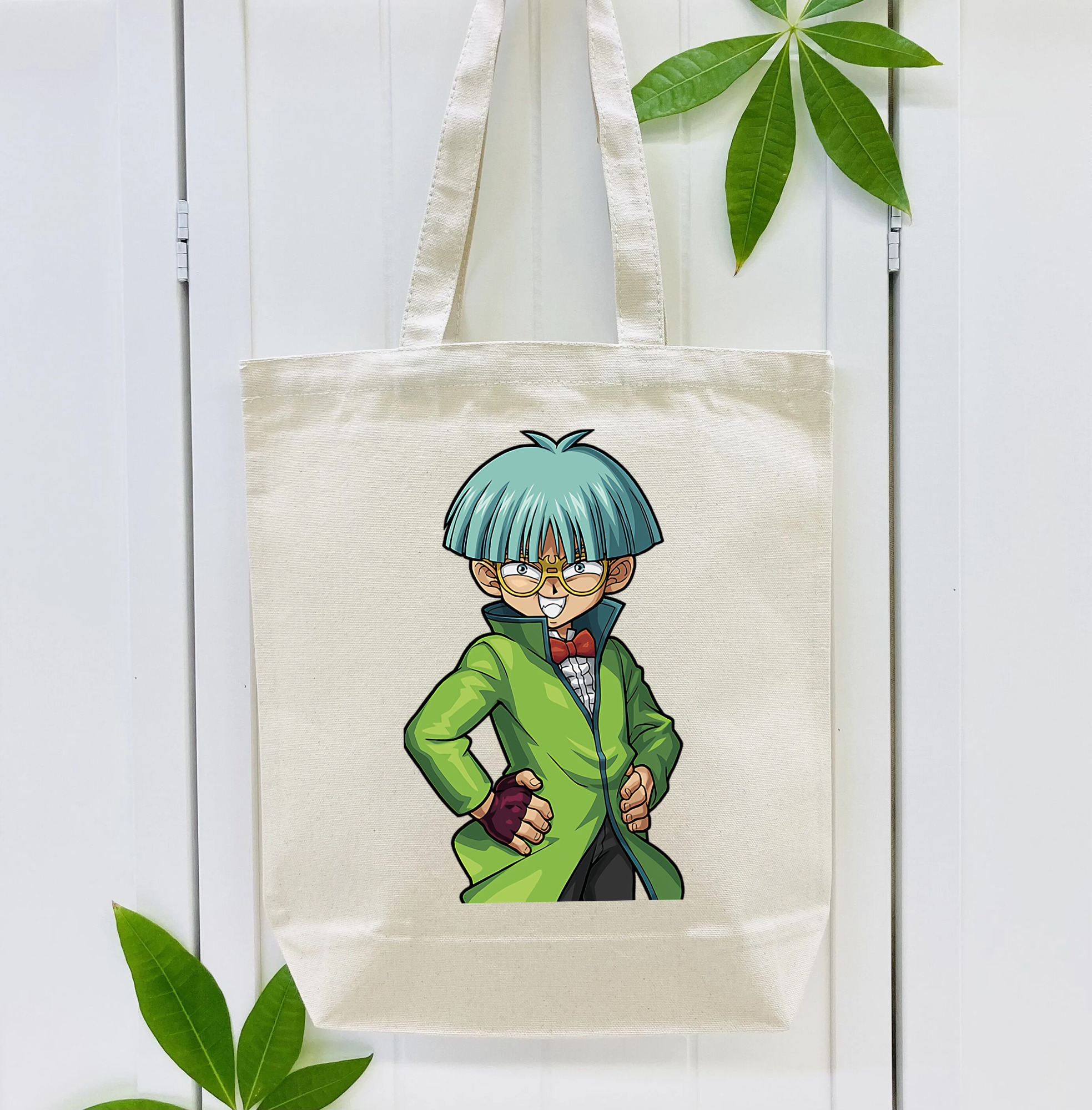 遊☆戯☆王 Yu-Gi-Oh! 縦型キャンバス生地手提げバッグ　トートバッグ