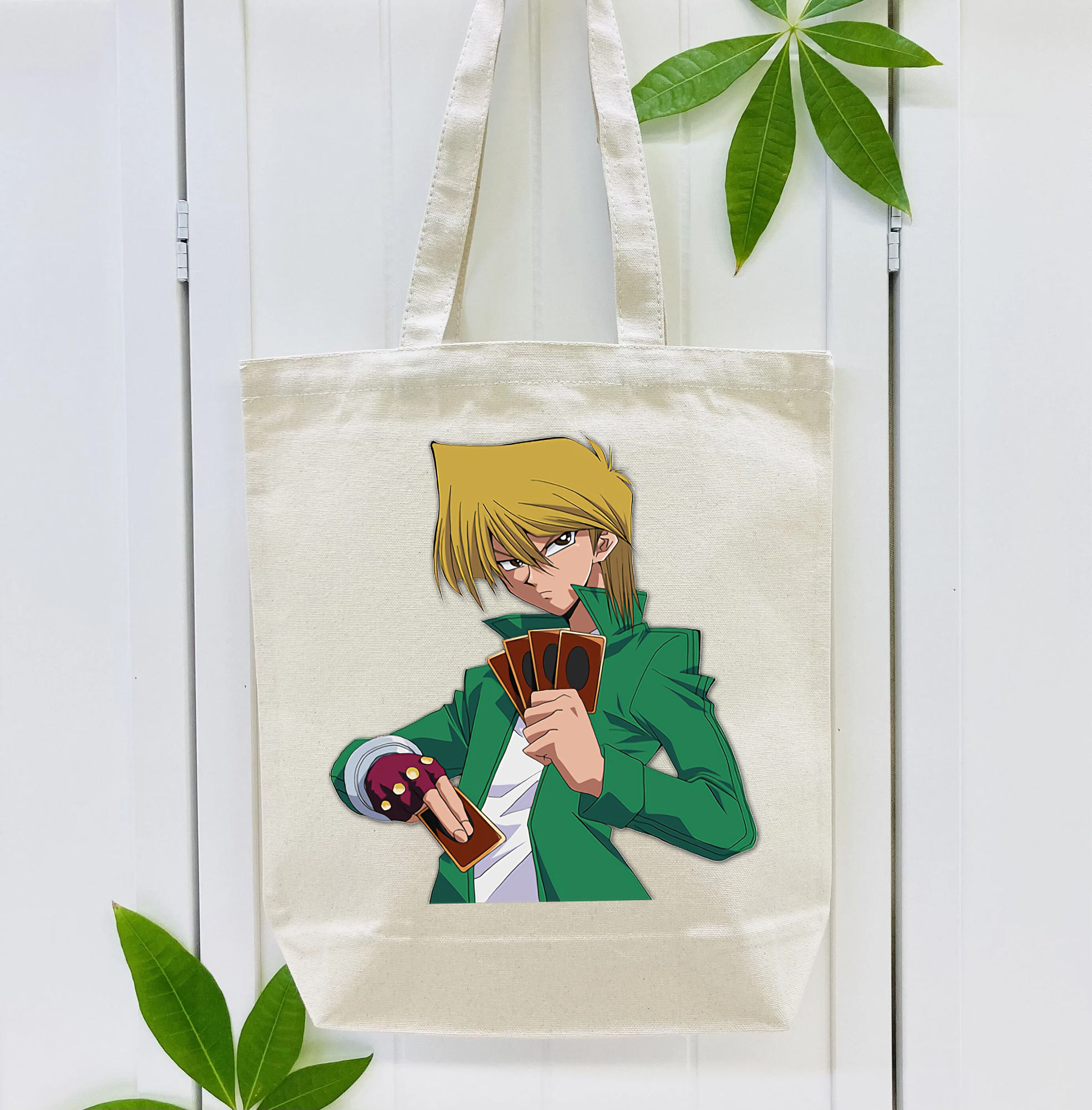 遊☆戯☆王 Yu-Gi-Oh! 縦型キャンバス生地手提げバッグ　トートバッグ