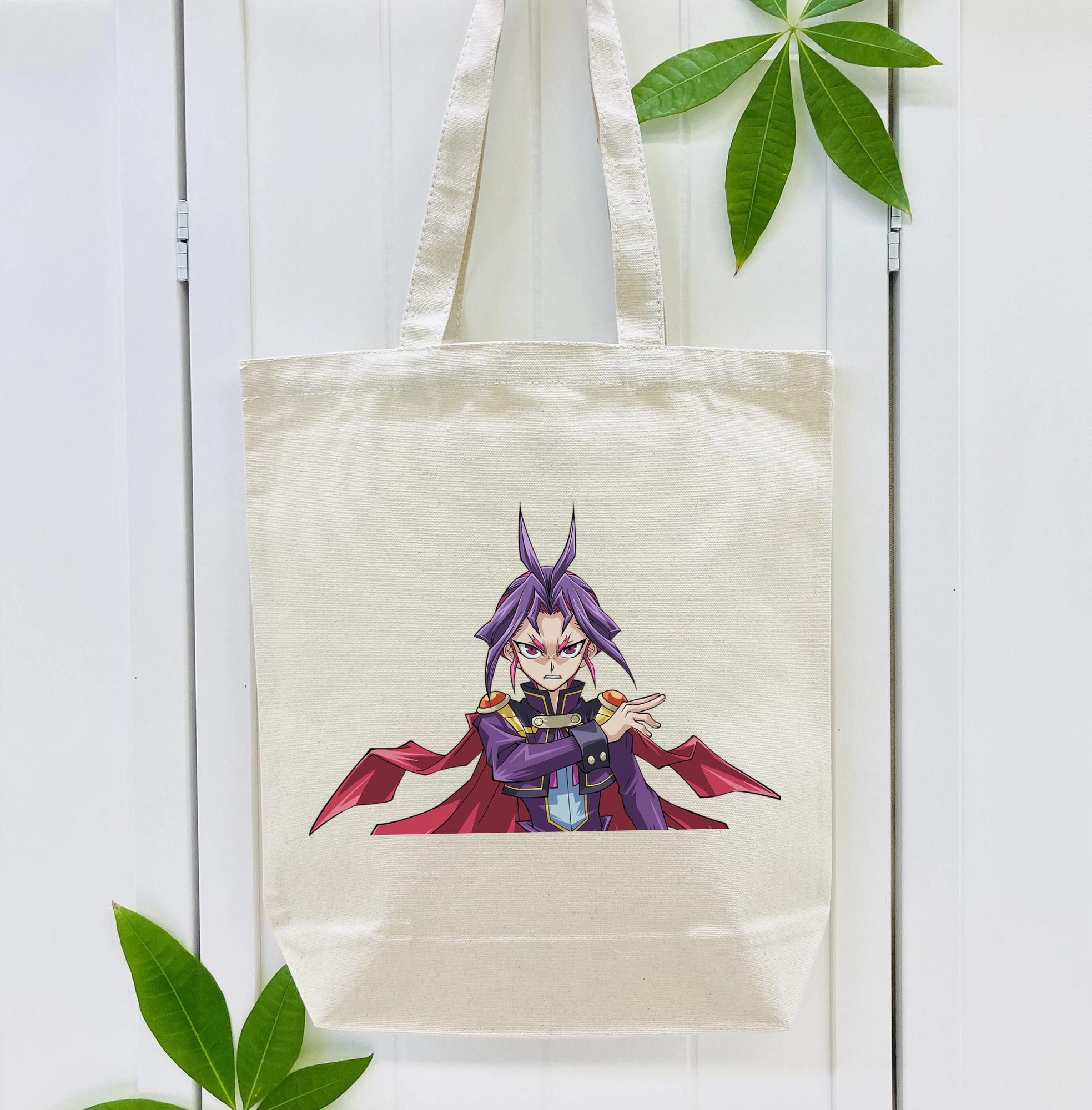 遊☆戯☆王 Yu-Gi-Oh! 縦型キャンバス生地手提げバッグ　トートバッグ