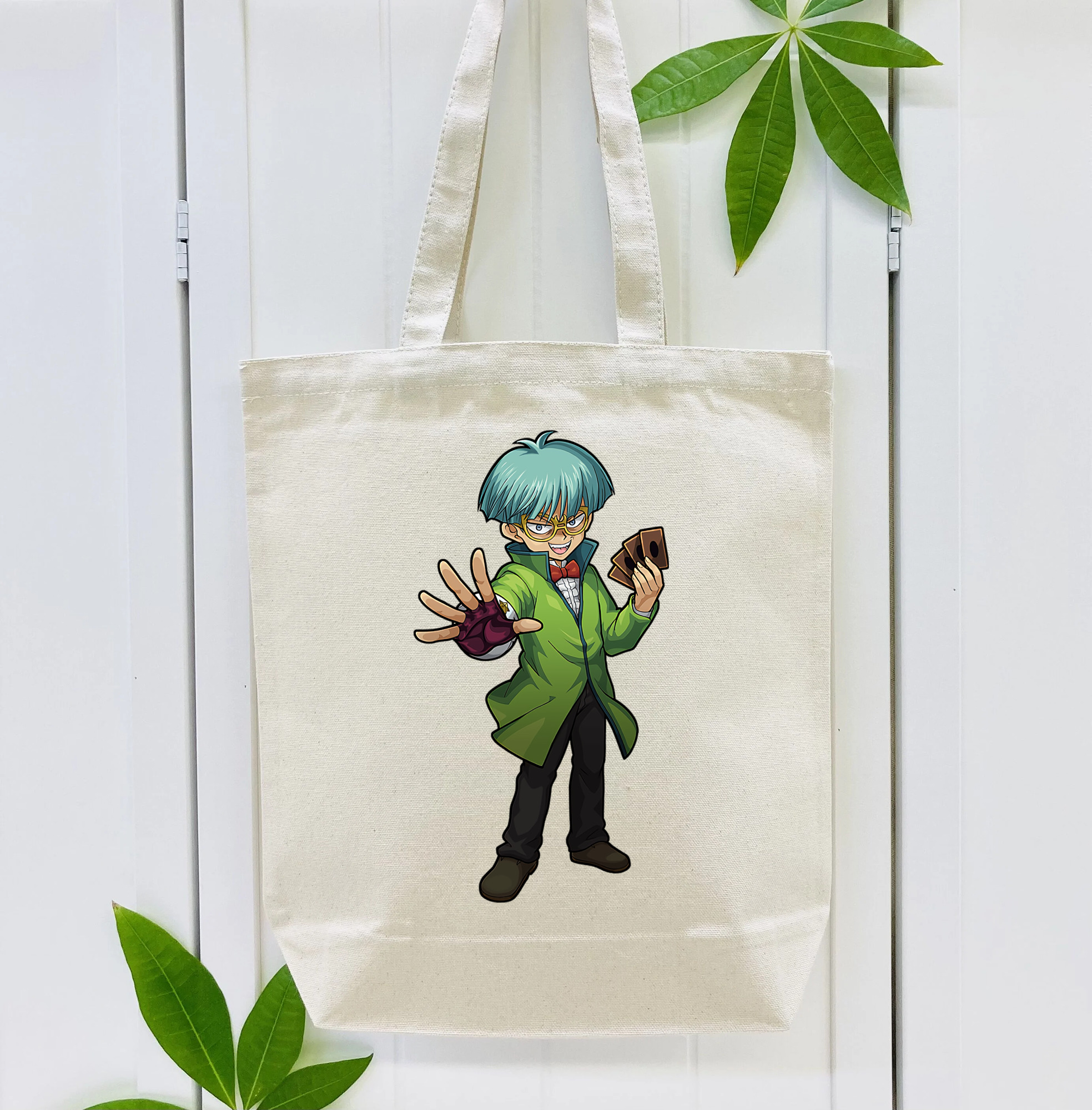 遊☆戯☆王 Yu-Gi-Oh! 縦型キャンバス生地手提げバッグ　トートバッグ