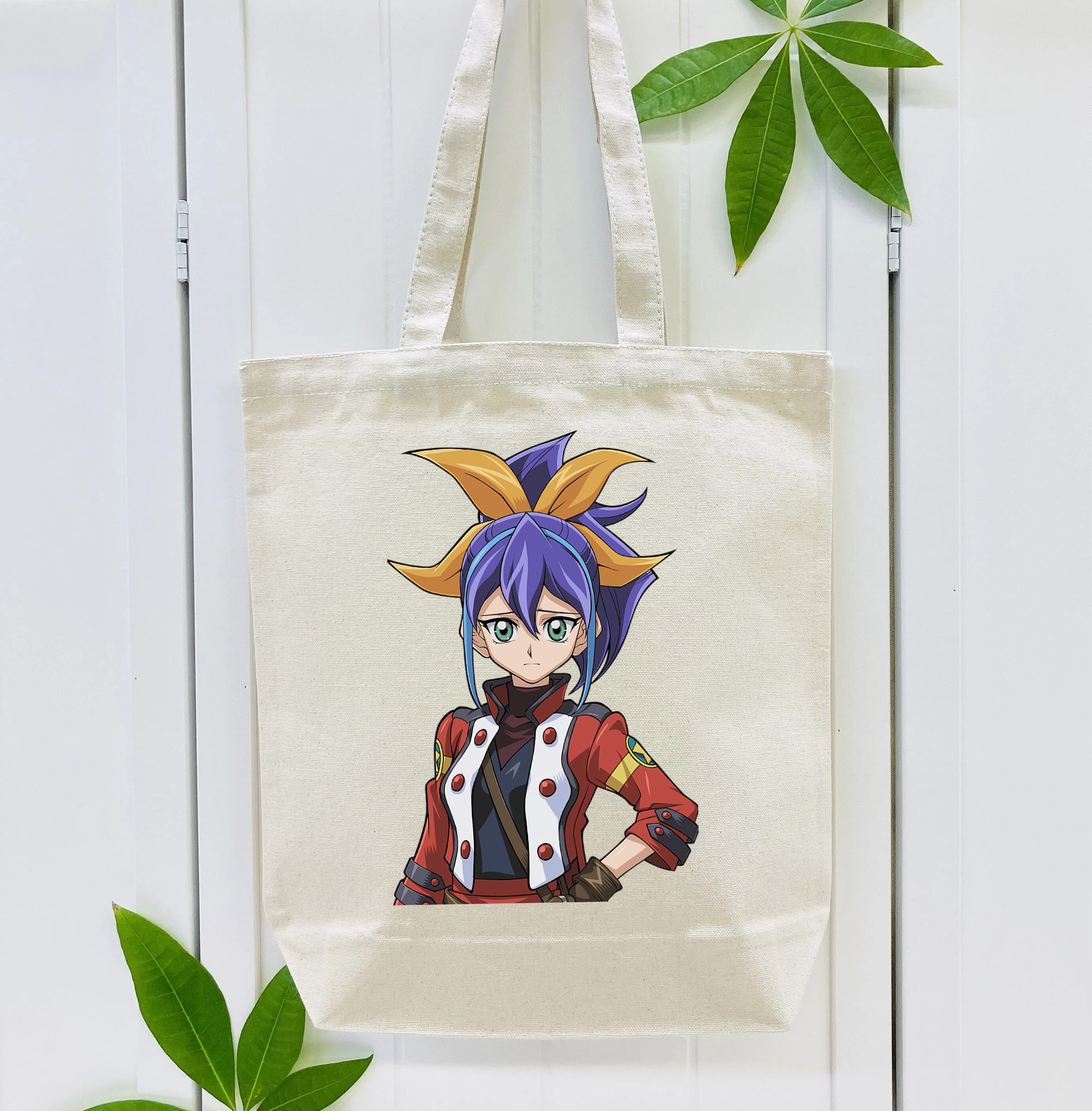 遊☆戯☆王 Yu-Gi-Oh! 縦型キャンバス生地手提げバッグ　トートバッグ