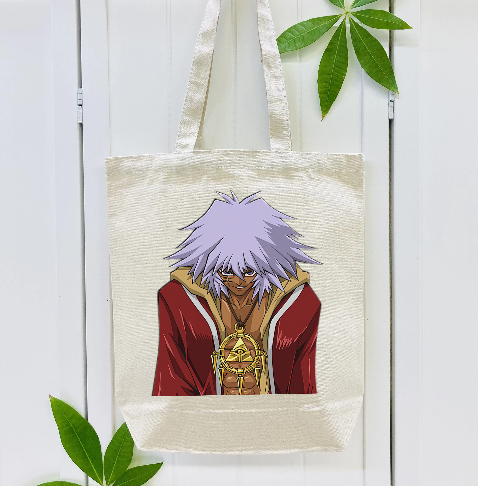遊☆戯☆王 Yu-Gi-Oh! 縦型キャンバス生地手提げバッグ　トートバッグ
