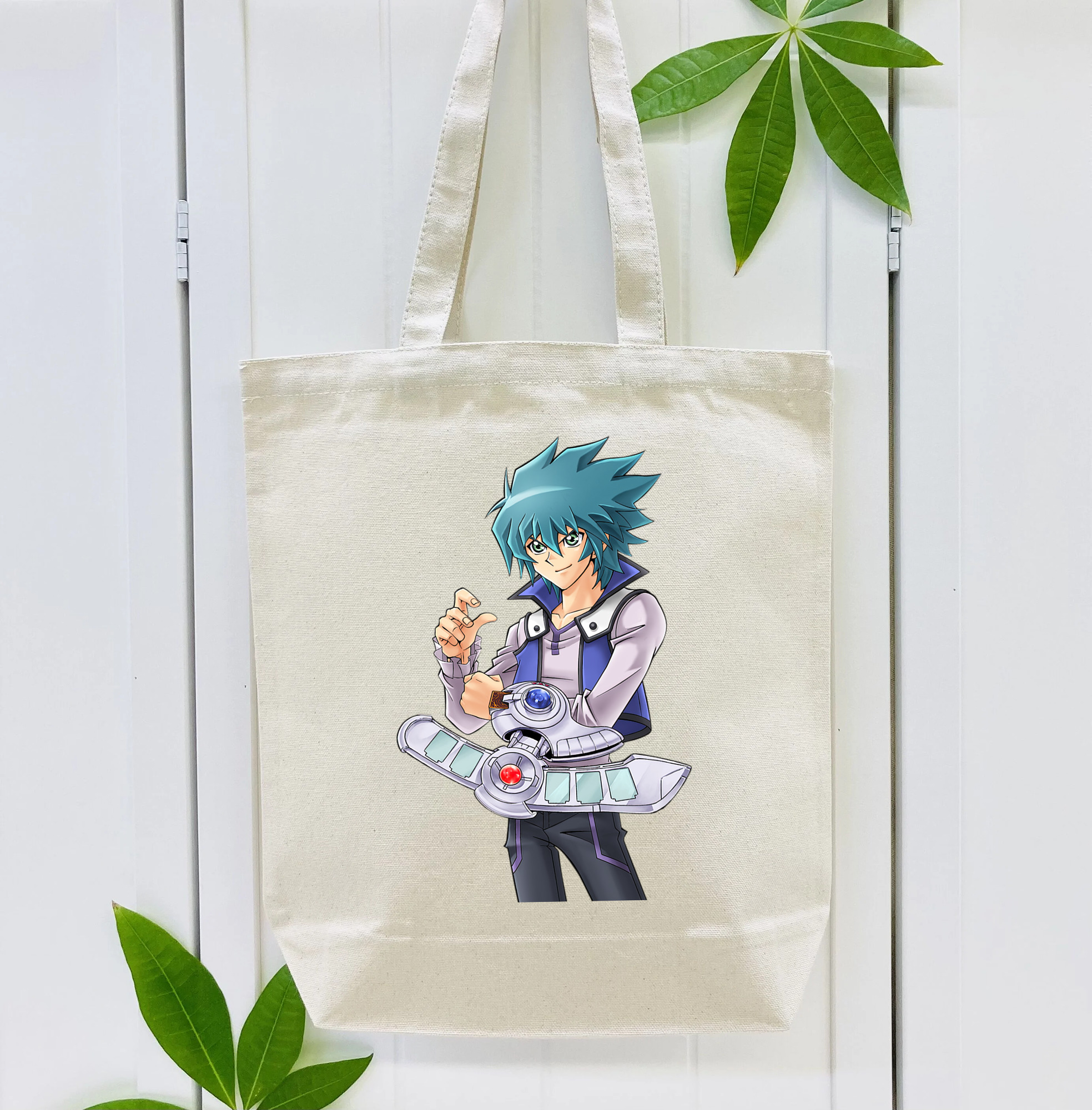 遊☆戯☆王 Yu-Gi-Oh! 縦型キャンバス生地手提げバッグ　トートバッグ