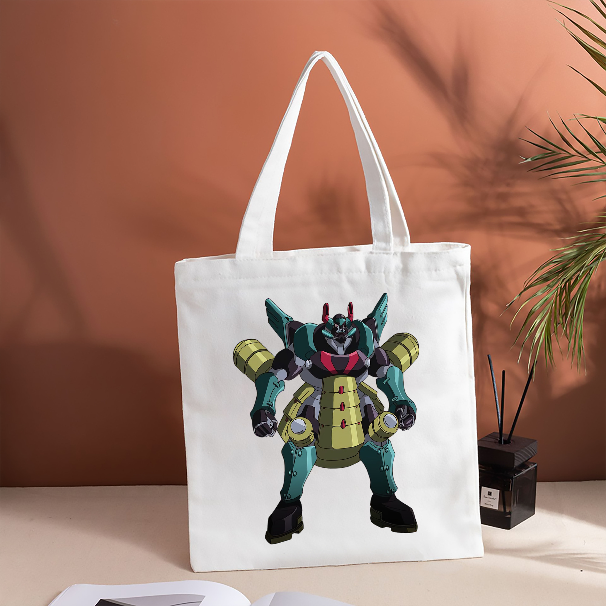 遊☆戯☆王 Yu-Gi-Oh! 縦型キャンバス生地手提げバッグ　トートバッグ