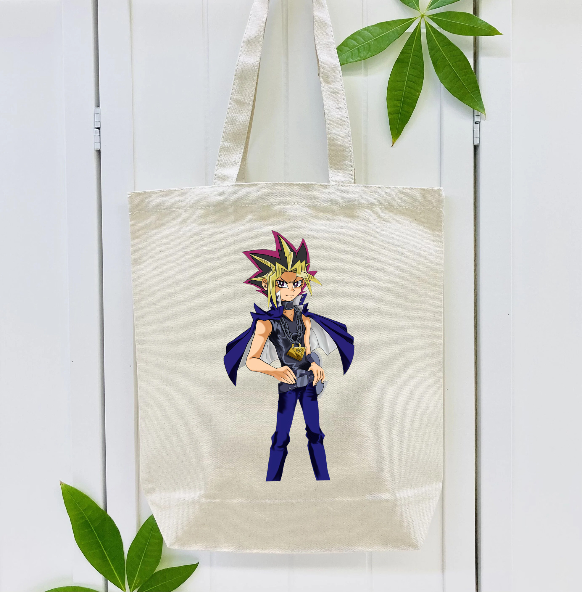 遊☆戯☆王 Yu-Gi-Oh! 縦型キャンバス生地手提げバッグ　トートバッグ