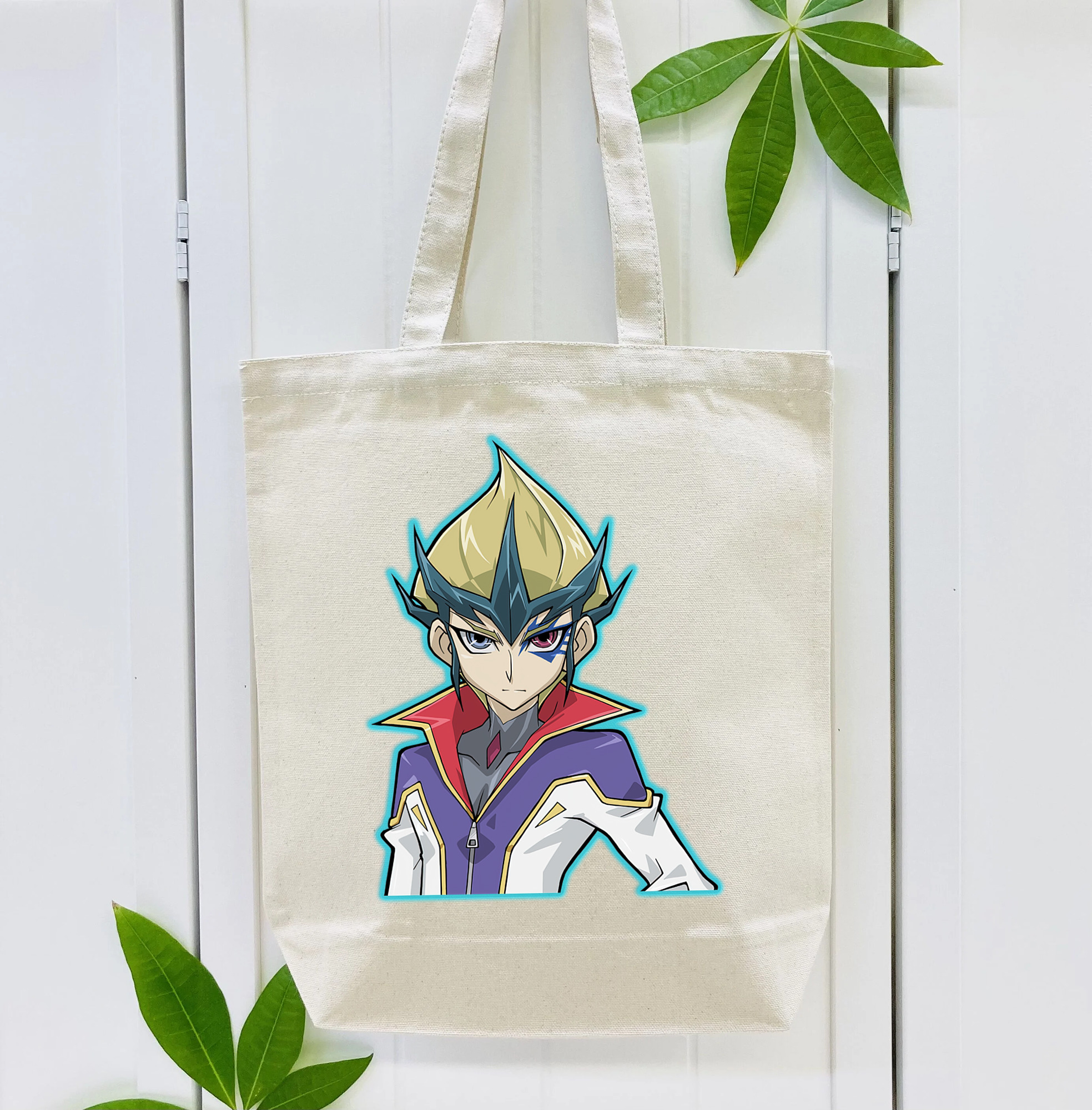 遊☆戯☆王 Yu-Gi-Oh! 縦型キャンバス生地手提げバッグ　トートバッグ