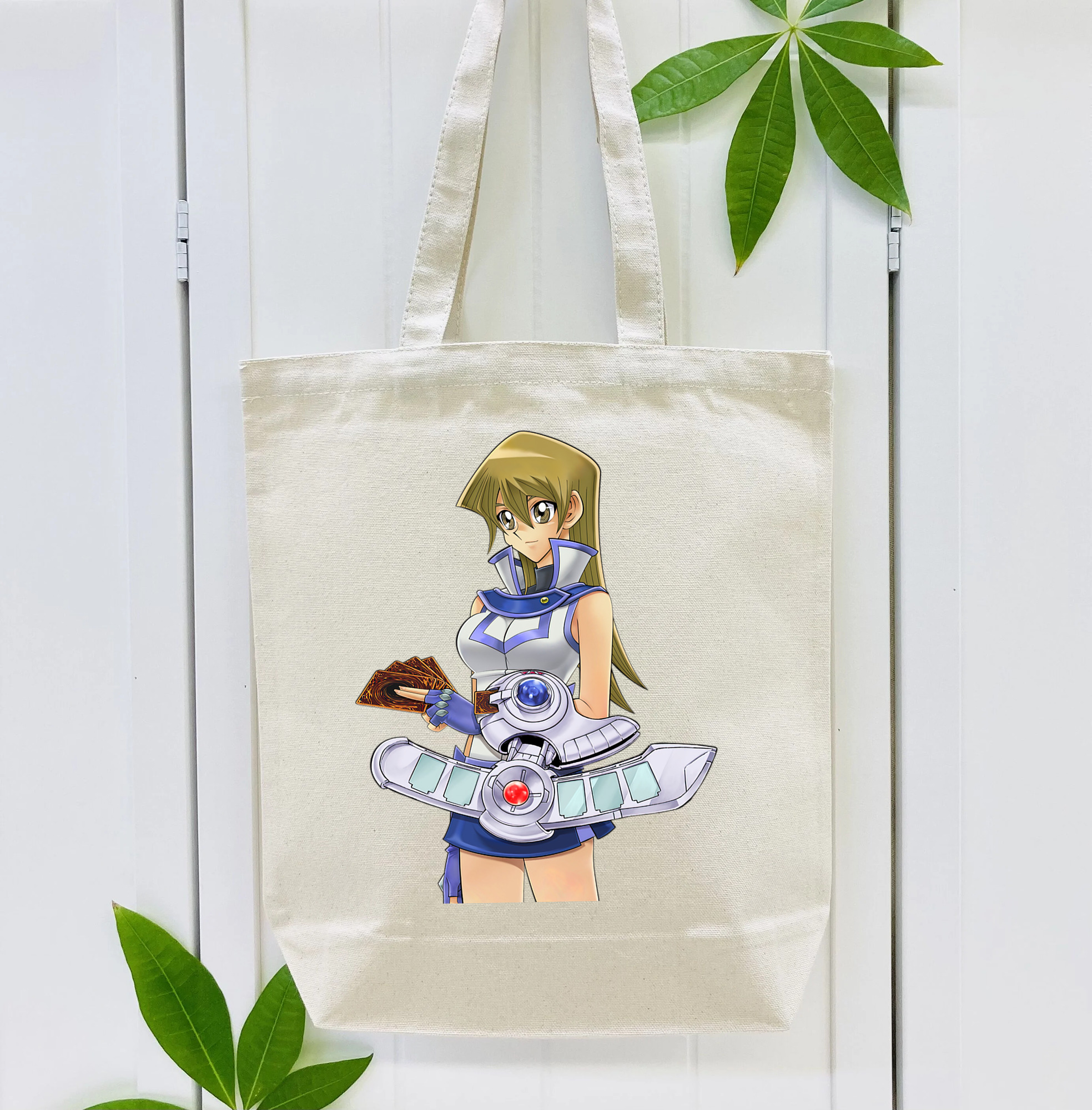 遊☆戯☆王 Yu-Gi-Oh! 縦型キャンバス生地手提げバッグ　トートバッグ