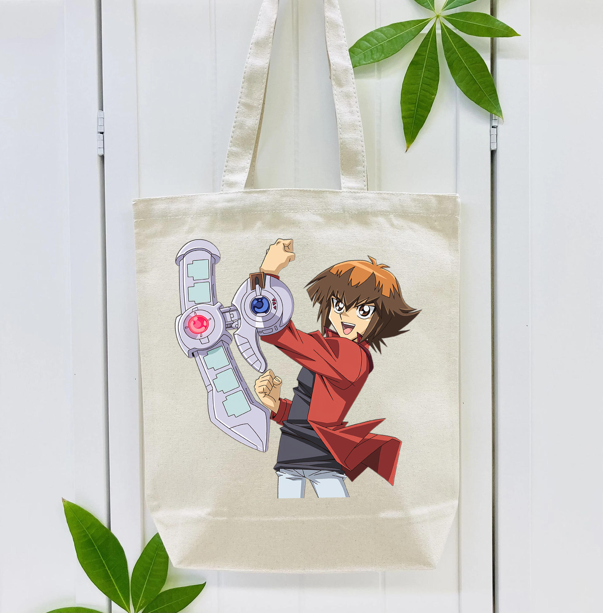 遊☆戯☆王 Yu-Gi-Oh! 縦型キャンバス生地手提げバッグ　トートバッグ